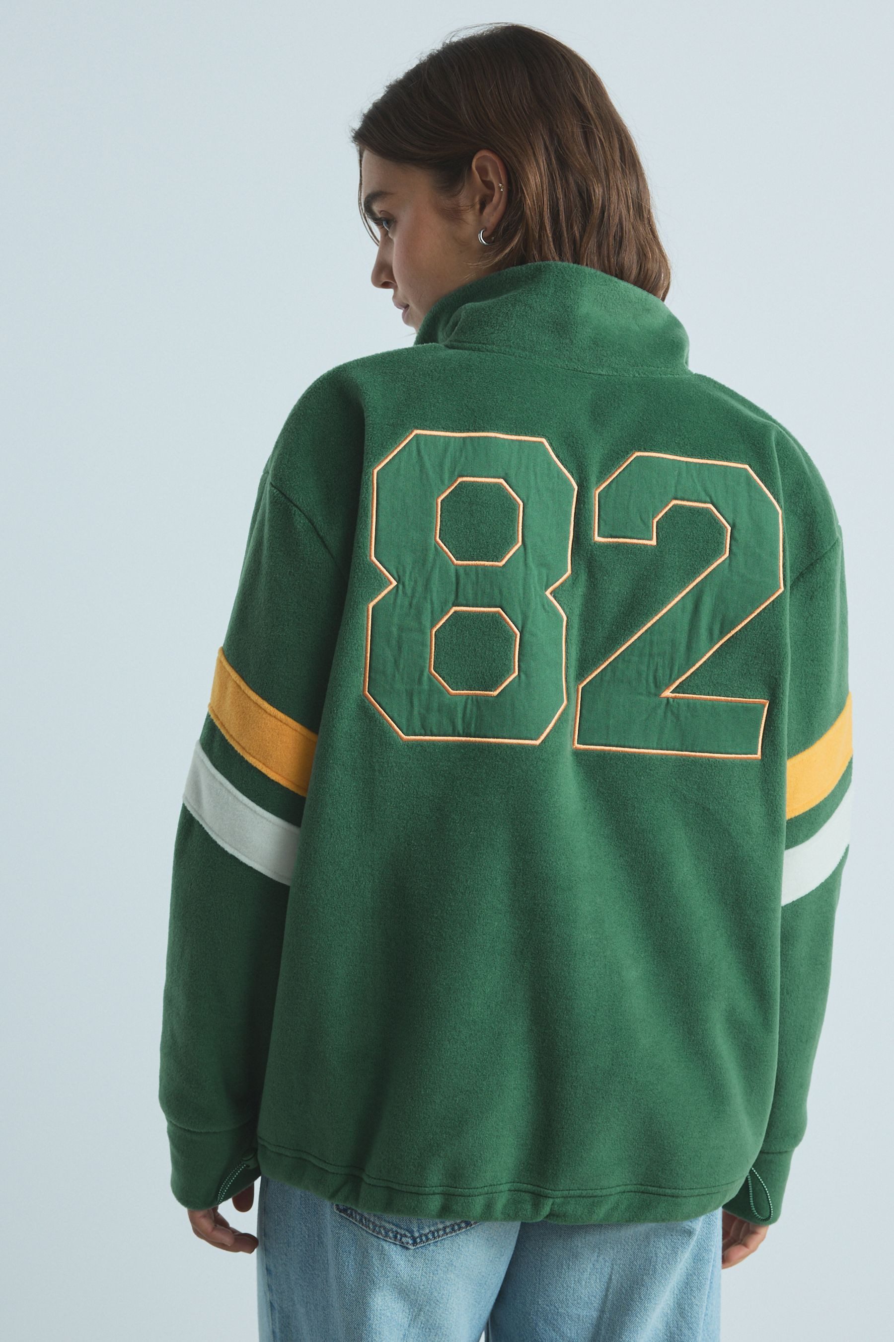 Next Fleecepullover Fleecetop mit halben Reißverschluss günstig online kaufen