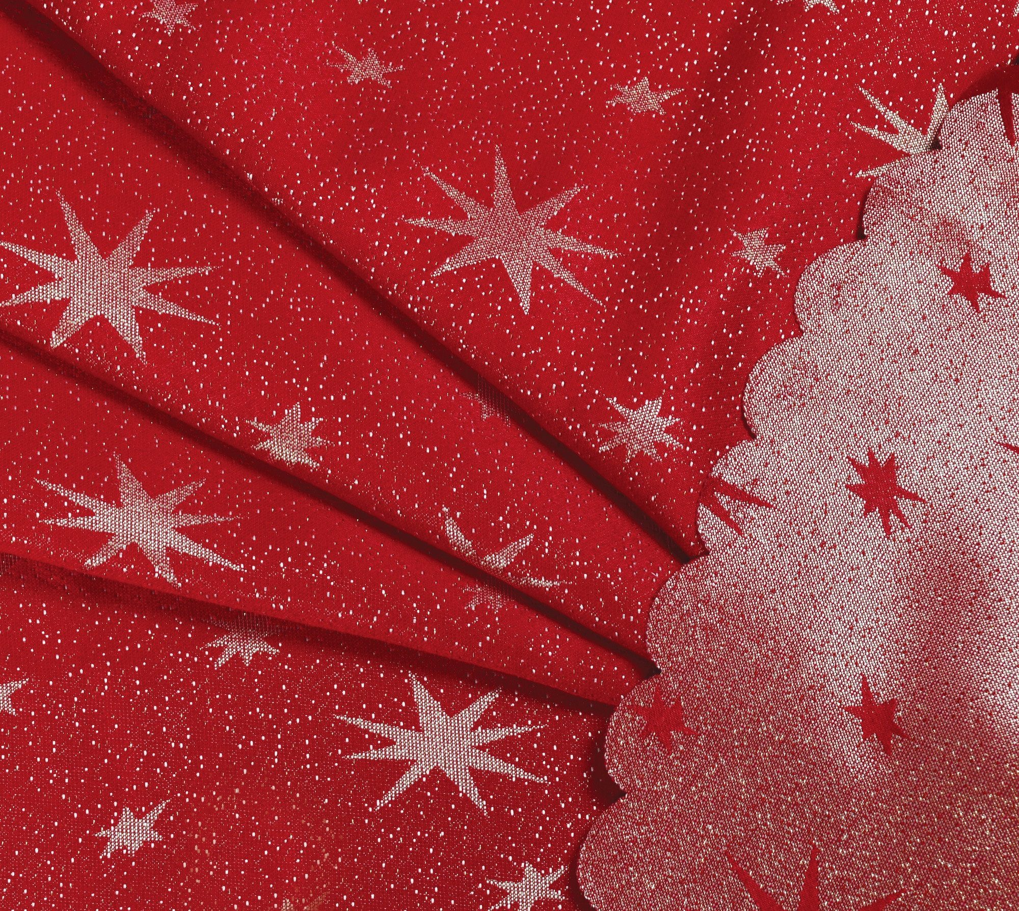 Stoffschmiede Tischdecke, Weihnachten, Lurex, Versch. Größen & Farben
