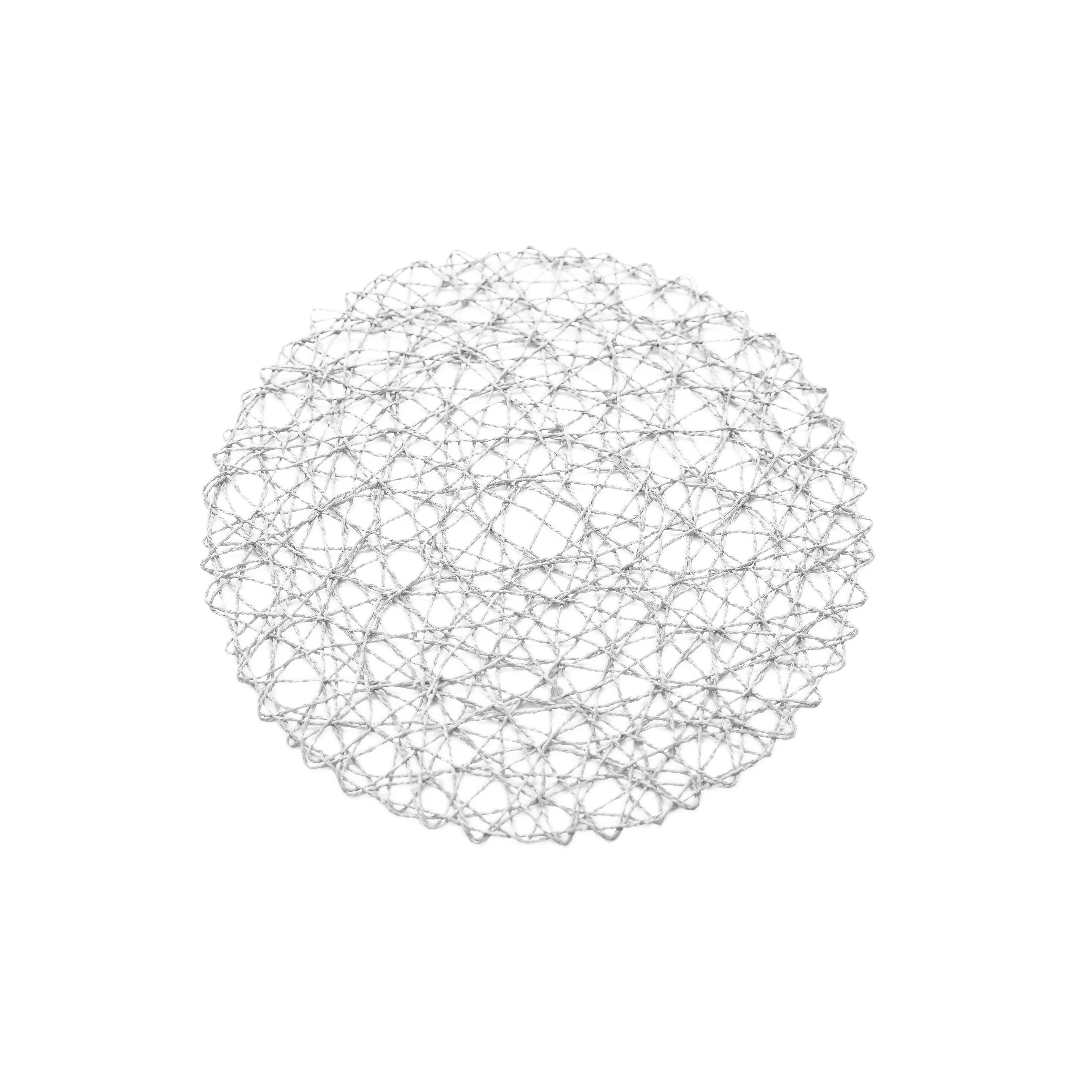 COFI 1453 Platzteller Platzset ø37 cm – Telleruntersetzer modern geflochten, 2-tlg., ø37 cm