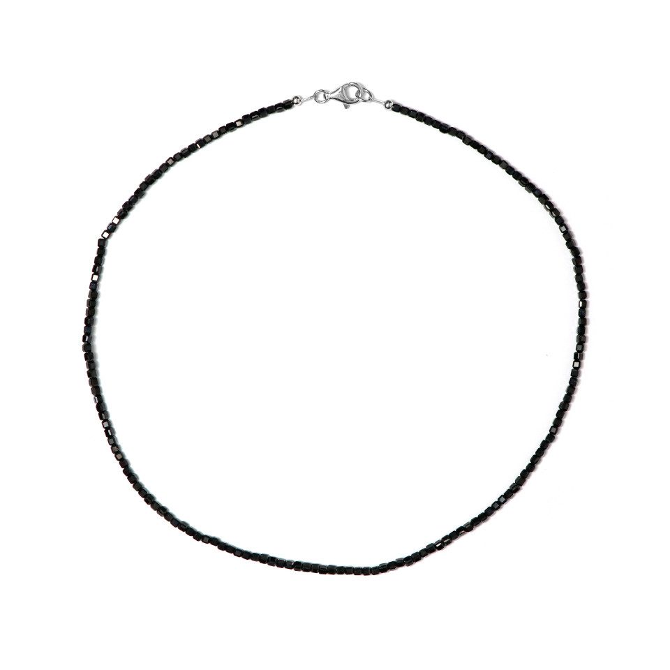 Cavill Silberkette Schicke Thai Schwarzer Spinell günstig online kaufen