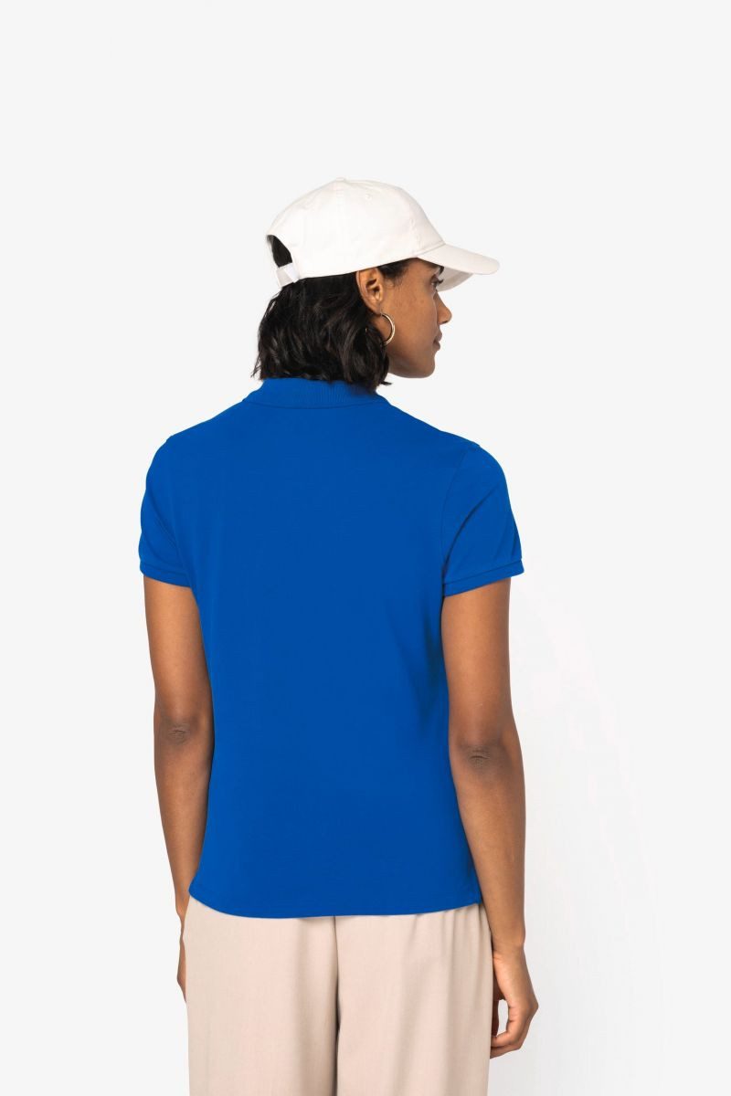Native Spirit Poloshirt Umweltfreundliches Polohemd aus Pikeetrikot für Damen