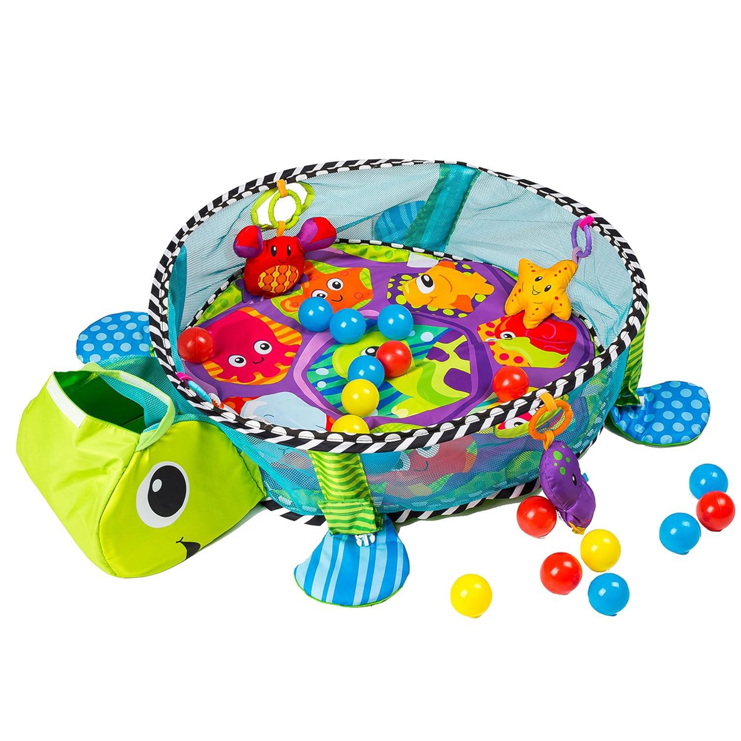 Spielbogen Krabbeldecke Spiel Matte Cartoon-Muster Schildkröte