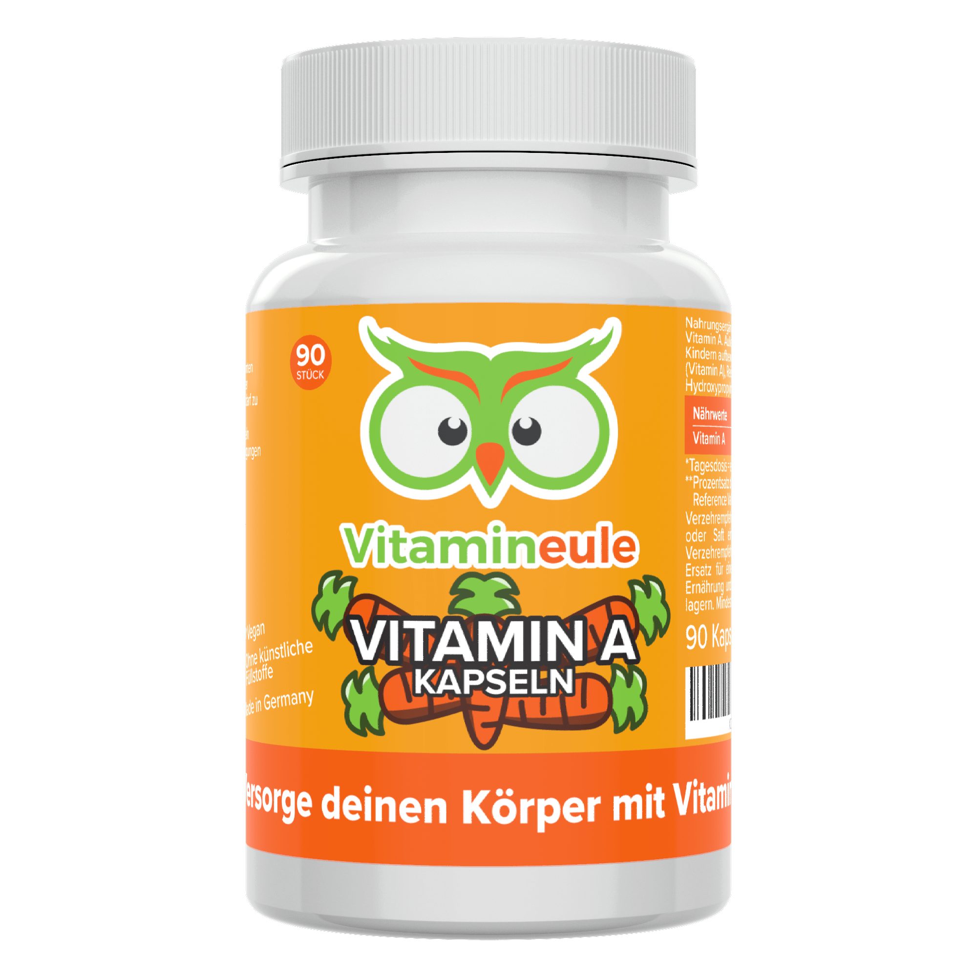 Vitamin A Kapseln - 3.000 µg Vitamin A - Kapsel