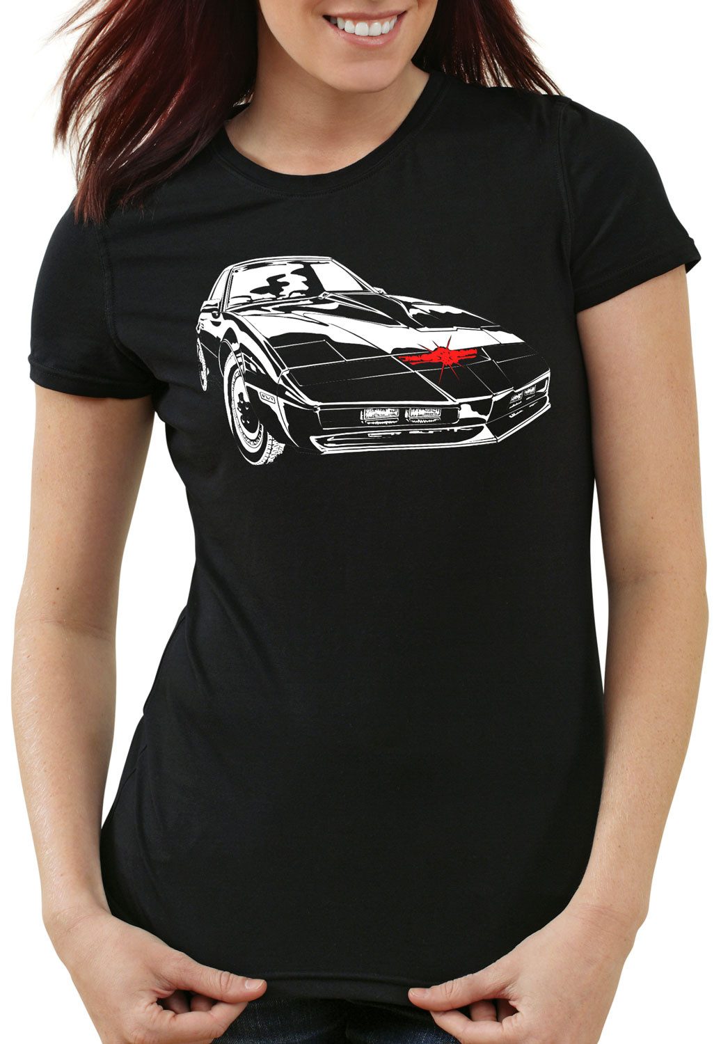 style3 T-Shirt K.I.T.T. Encounter michael knight 2000 black rider