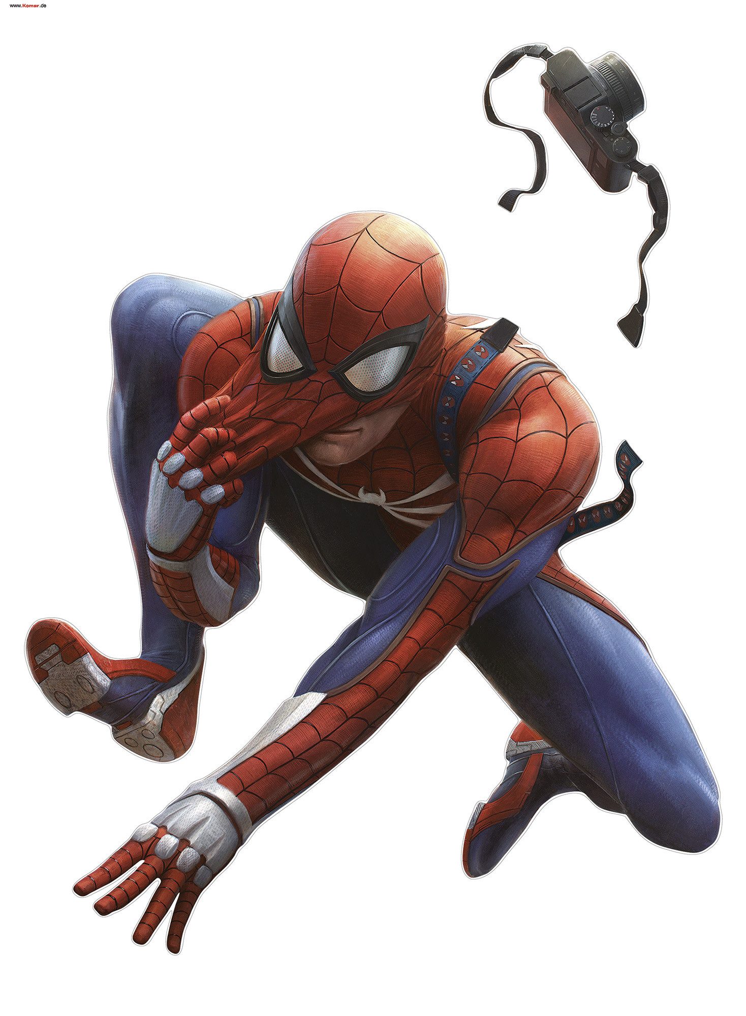 Komar Wandtattoo Marvel Spider-Man Camera (1 St), Künstler: Disney, 50 x 70 cm (Breite x Höhe) - Kinderzimmer, Wandsticker