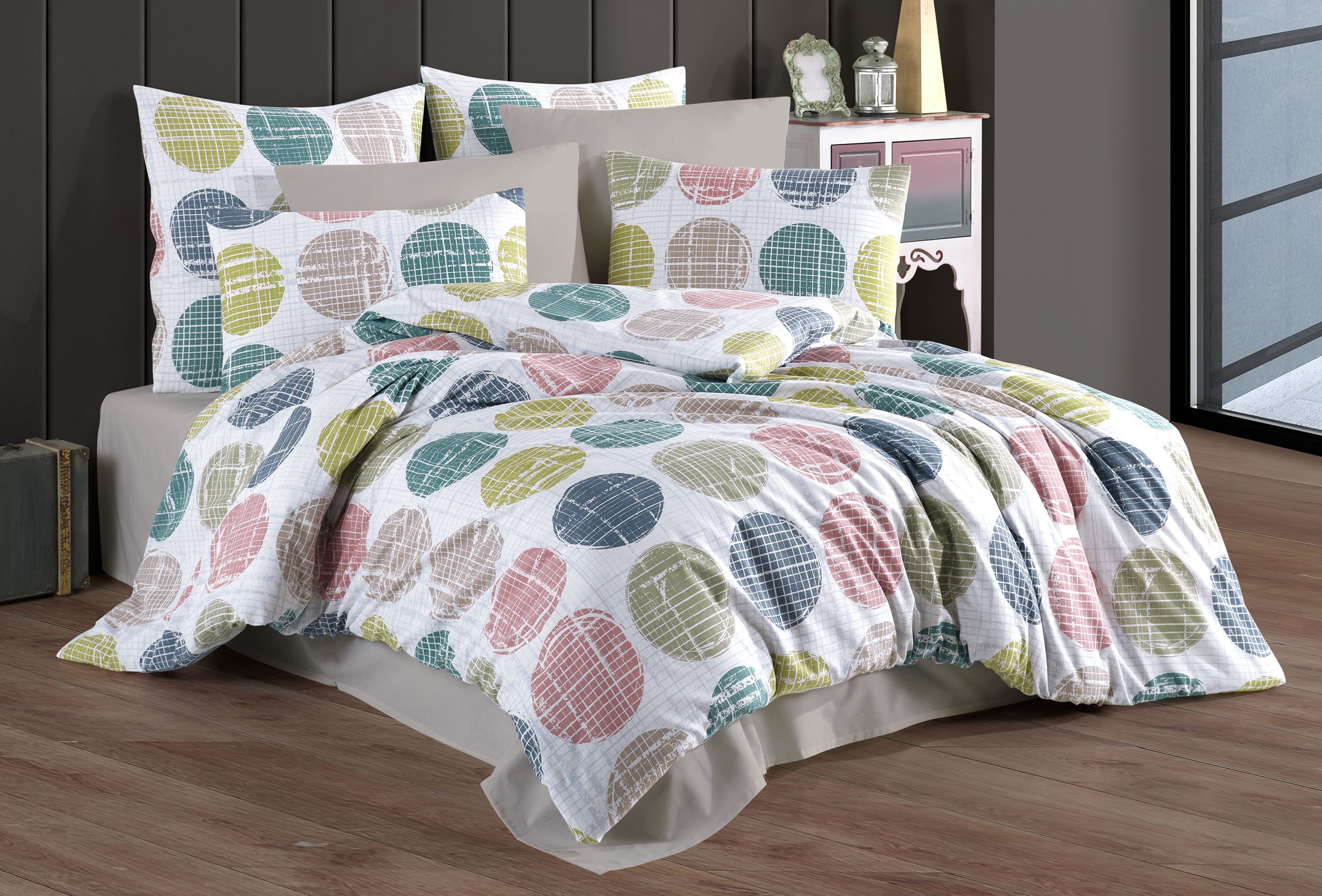 Buymax Bettwäsche Sueno, Renforce: 100% Baumwolle, 3 teilig, 200x220 cm, Be günstig online kaufen