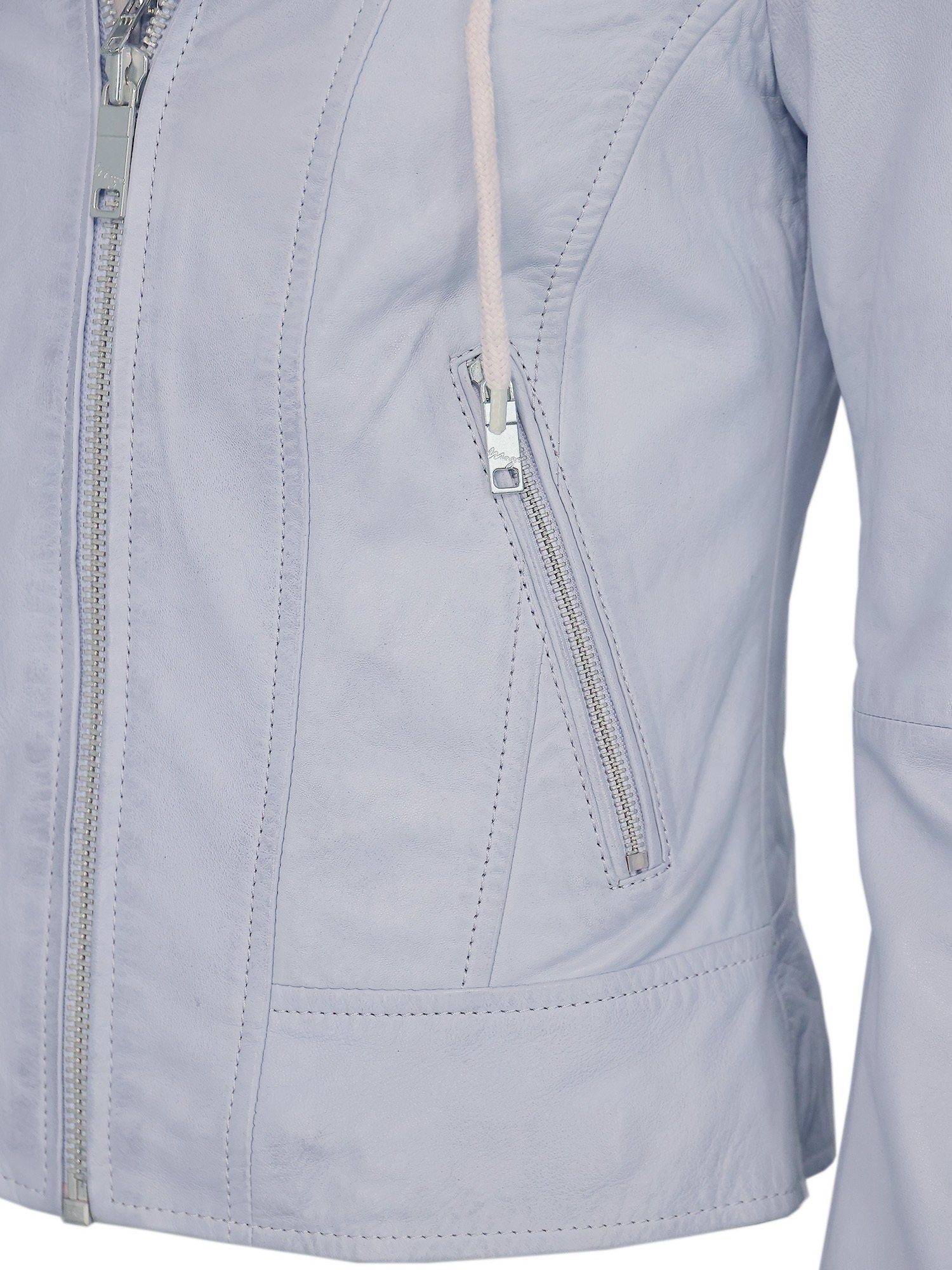 Maze Lederjacke Mico baby blue