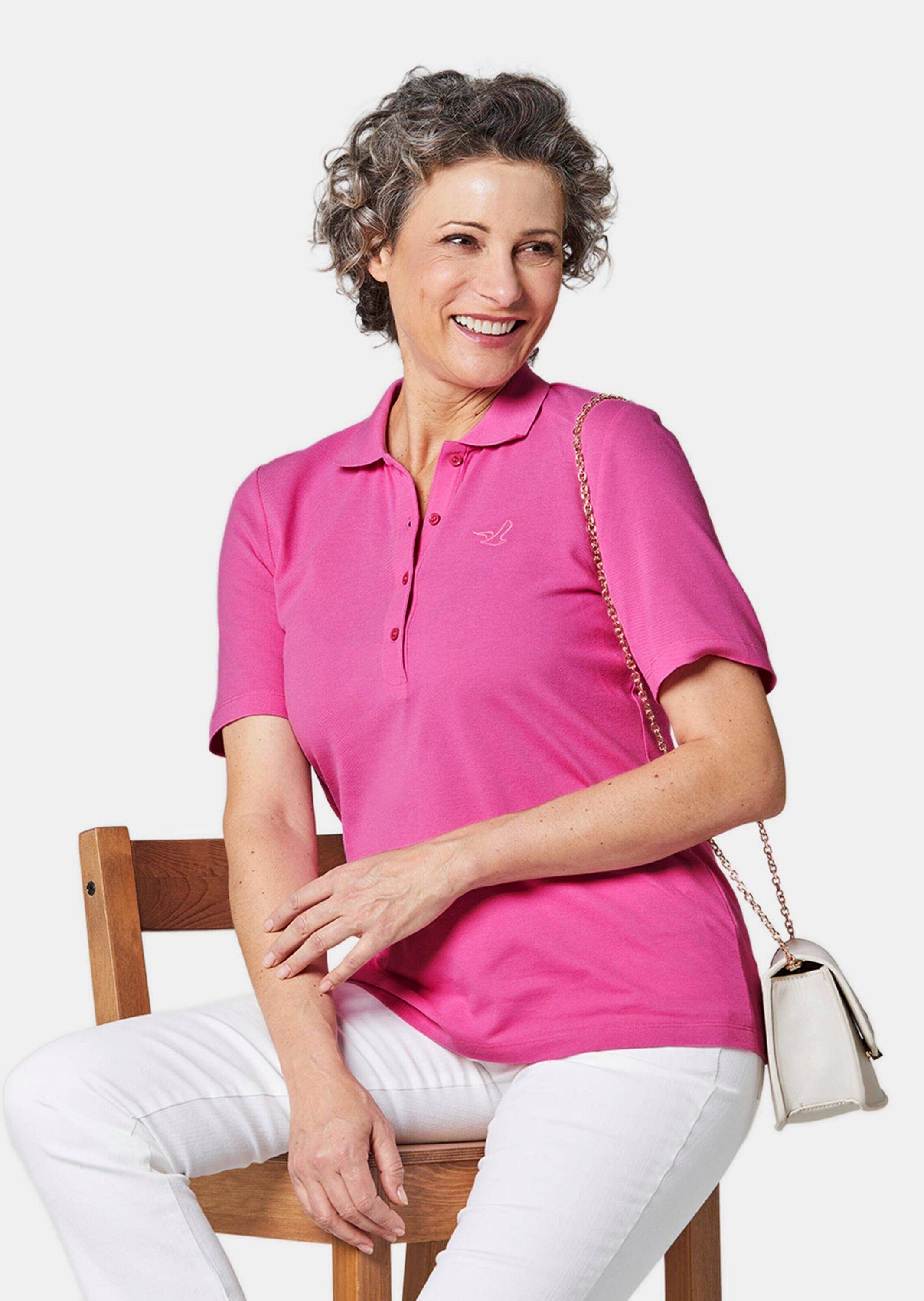 GOLDNER Poloshirt Poloshirt in hochwertiger Pikee-Qualität