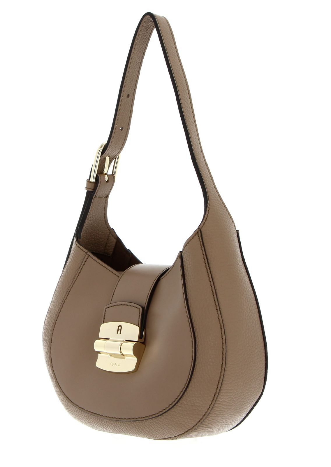 Furla Schultertasche Hobo, aus echtem Leder