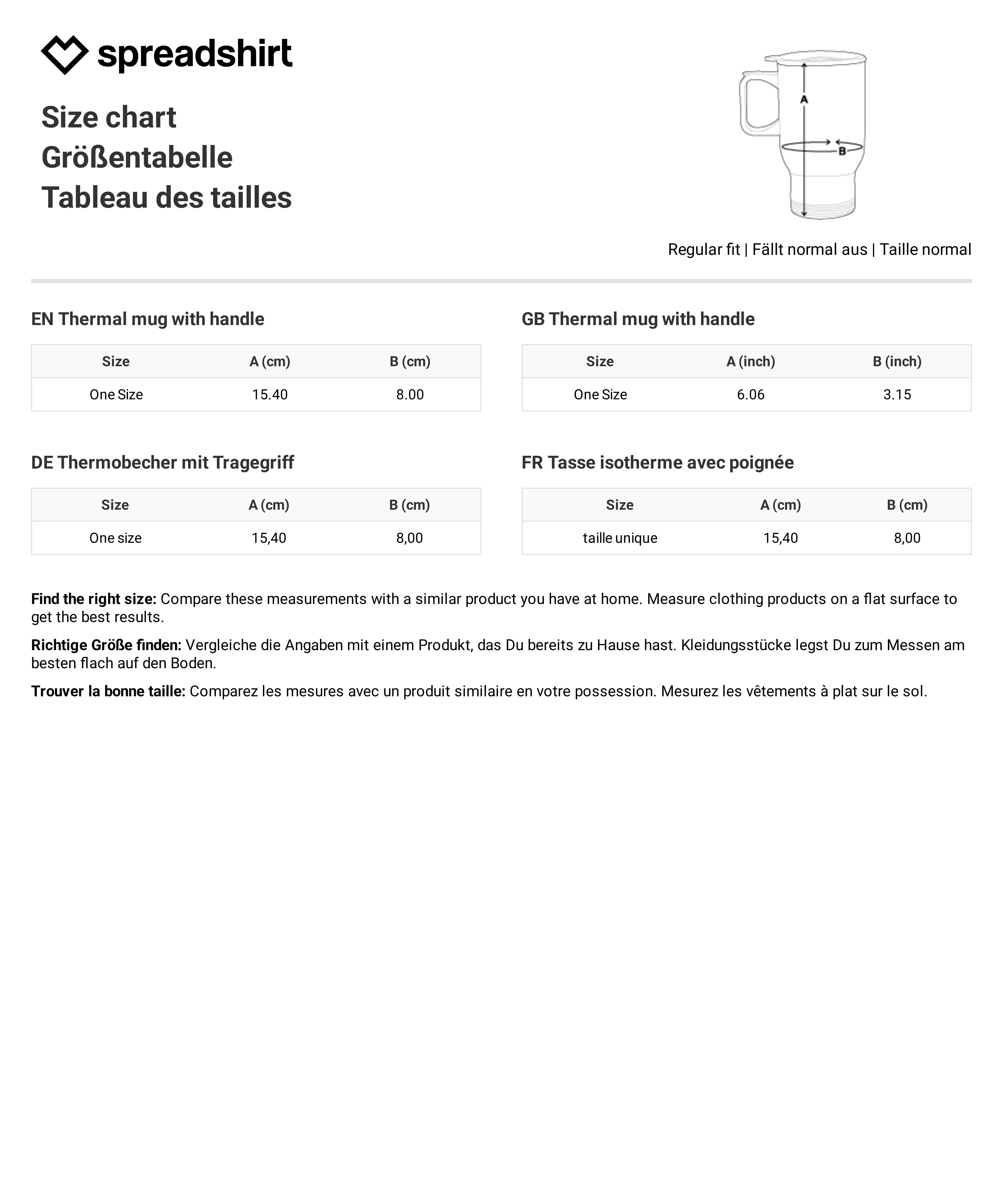 Spreadshirt Tasse Eine Großartig Lehrerin ist Schwer Zu Finden Thermobecher mit Henkel, Edelstahl