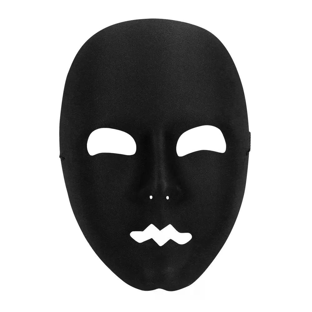 Boland Verkleidungsmaske Gesichtsmaske Pantomime weiß schwarz neutrale Maske Karneval Theater, für künstlerische Darstellungen wie Pantomime oder Tanz