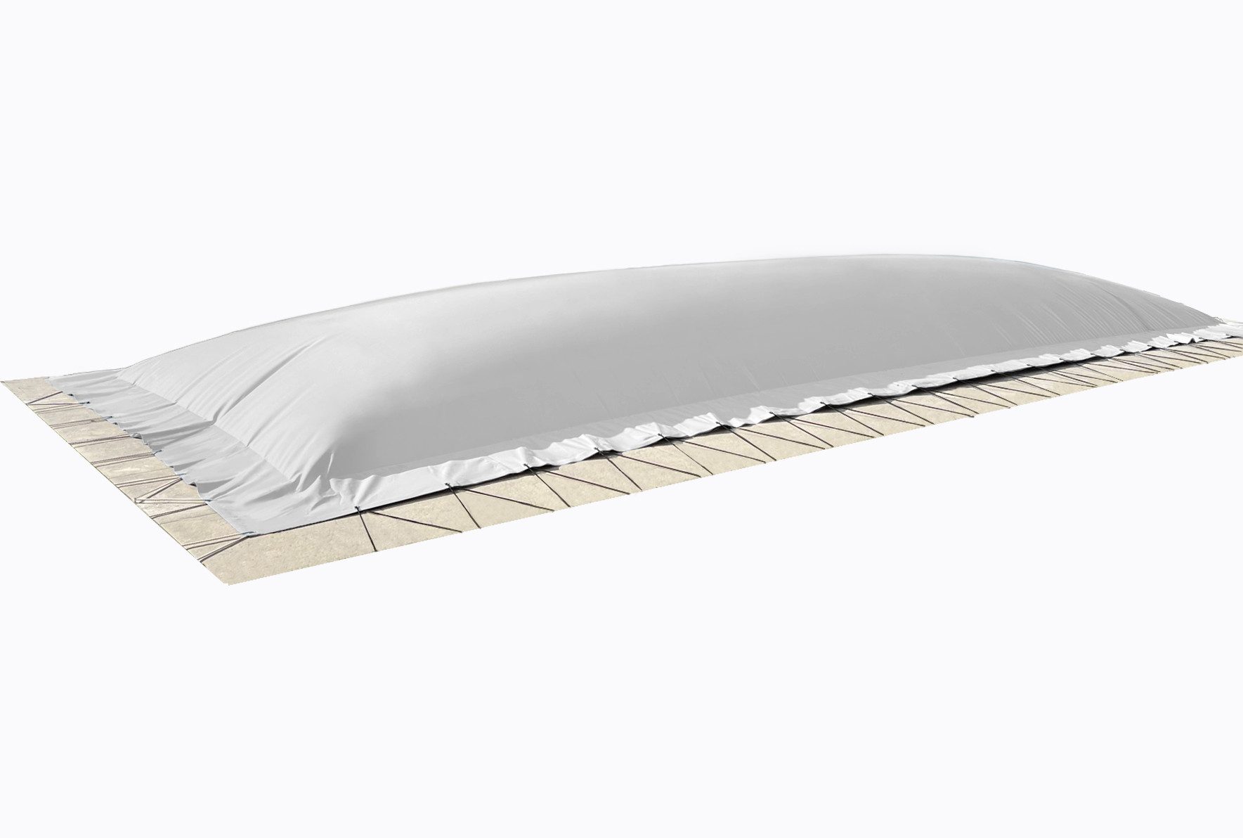 AirDeluxe Pool-Abdeckplane (Profi-Qualität) Rechteckige aufblasbare Poolpla günstig online kaufen