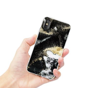 CoolGadget Handyhülle Marmor Slim Case für iPhone X / XS 5,8 Zoll, Hülle Dünne Silikon Schutzhülle für Apple iPhone X / XS Hülle
