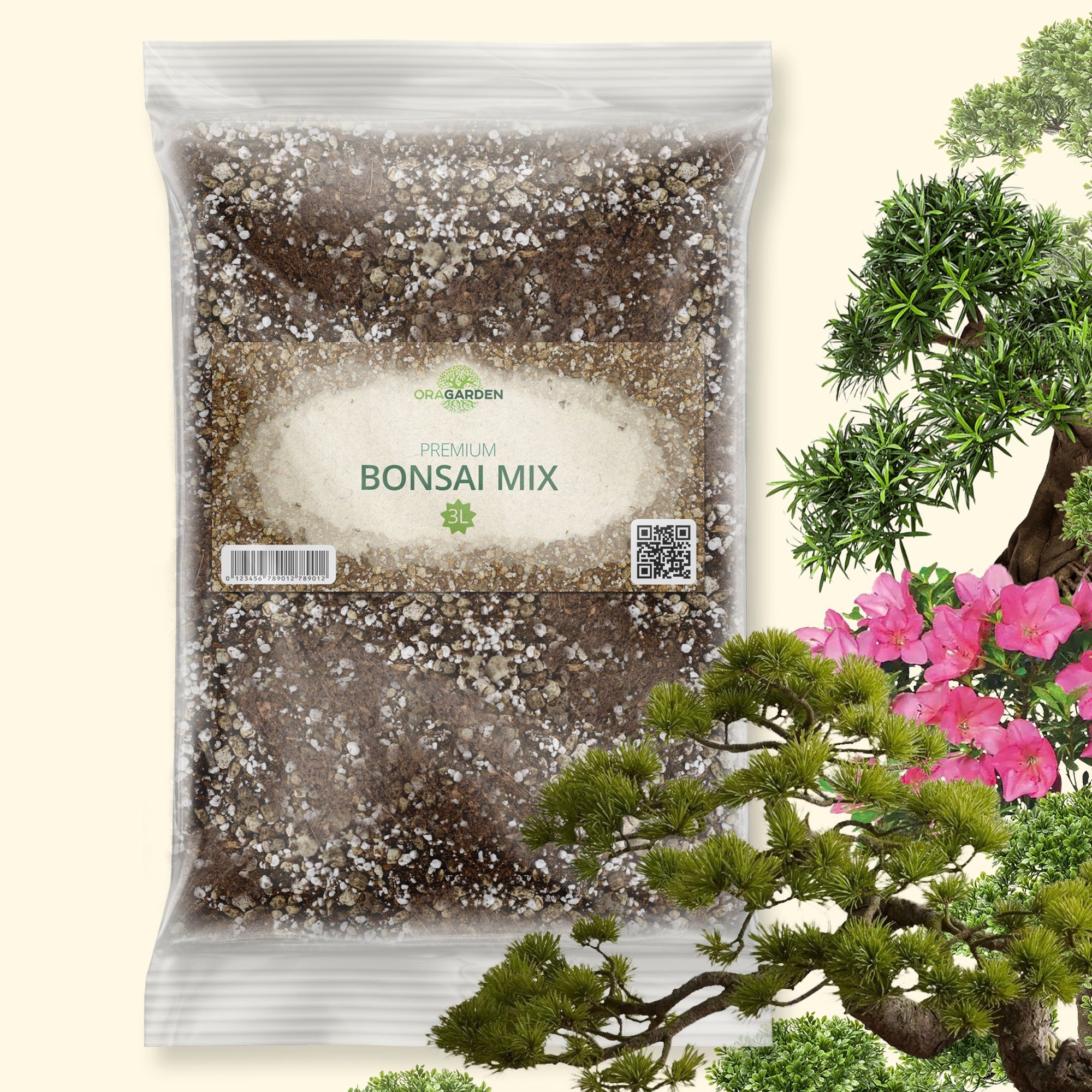 OraGarden Gartenbau-Substrat Bonsai Mix, mit Wurmhumus