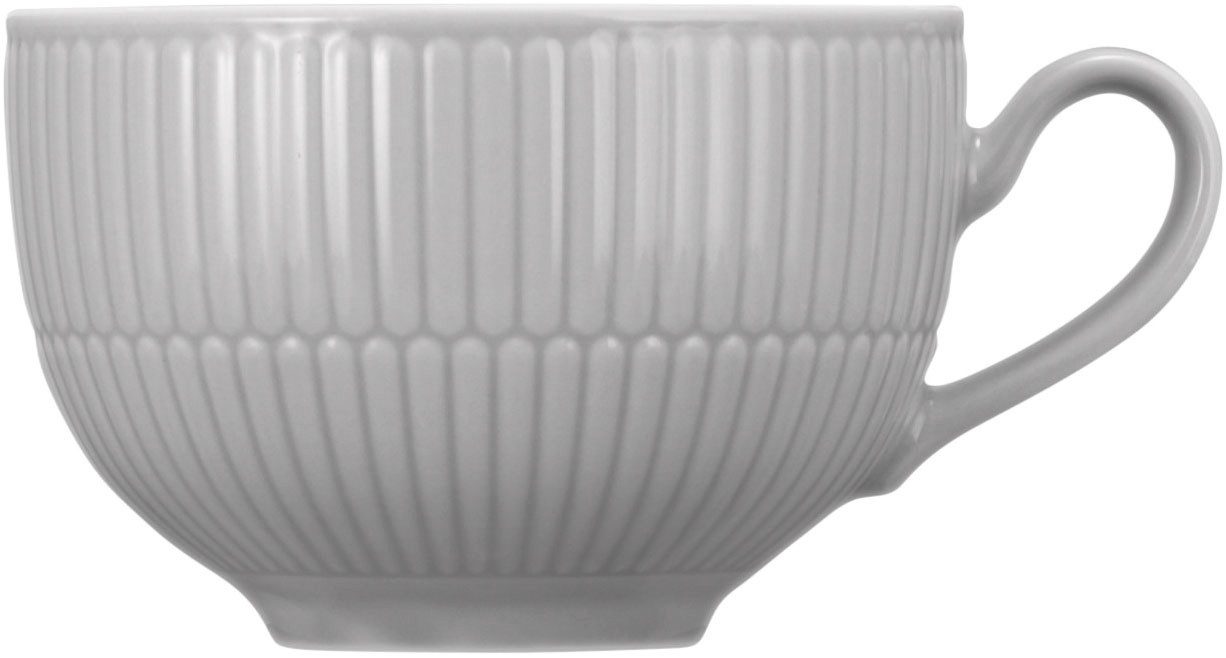 Seltmann Weiden Cappuccinotasse Amina, 1-tlg., Porzellan, Cappucinotasse aus Porzellan mit Relief