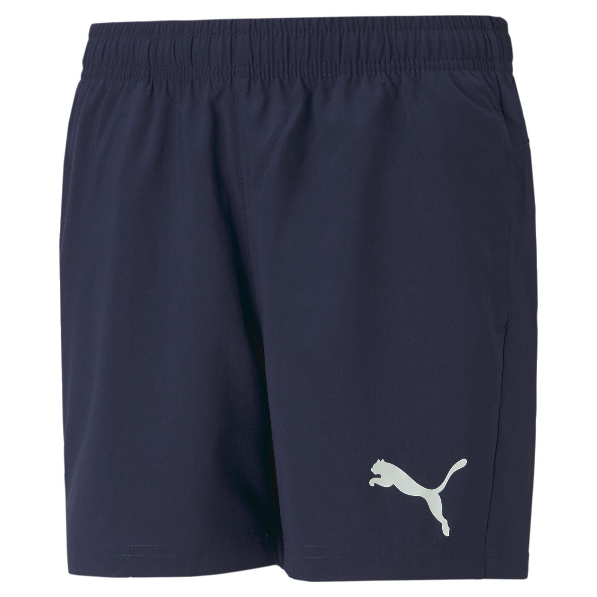 PUMA Jungen Shorts Active Gewebte Peacoat Shorts Blue