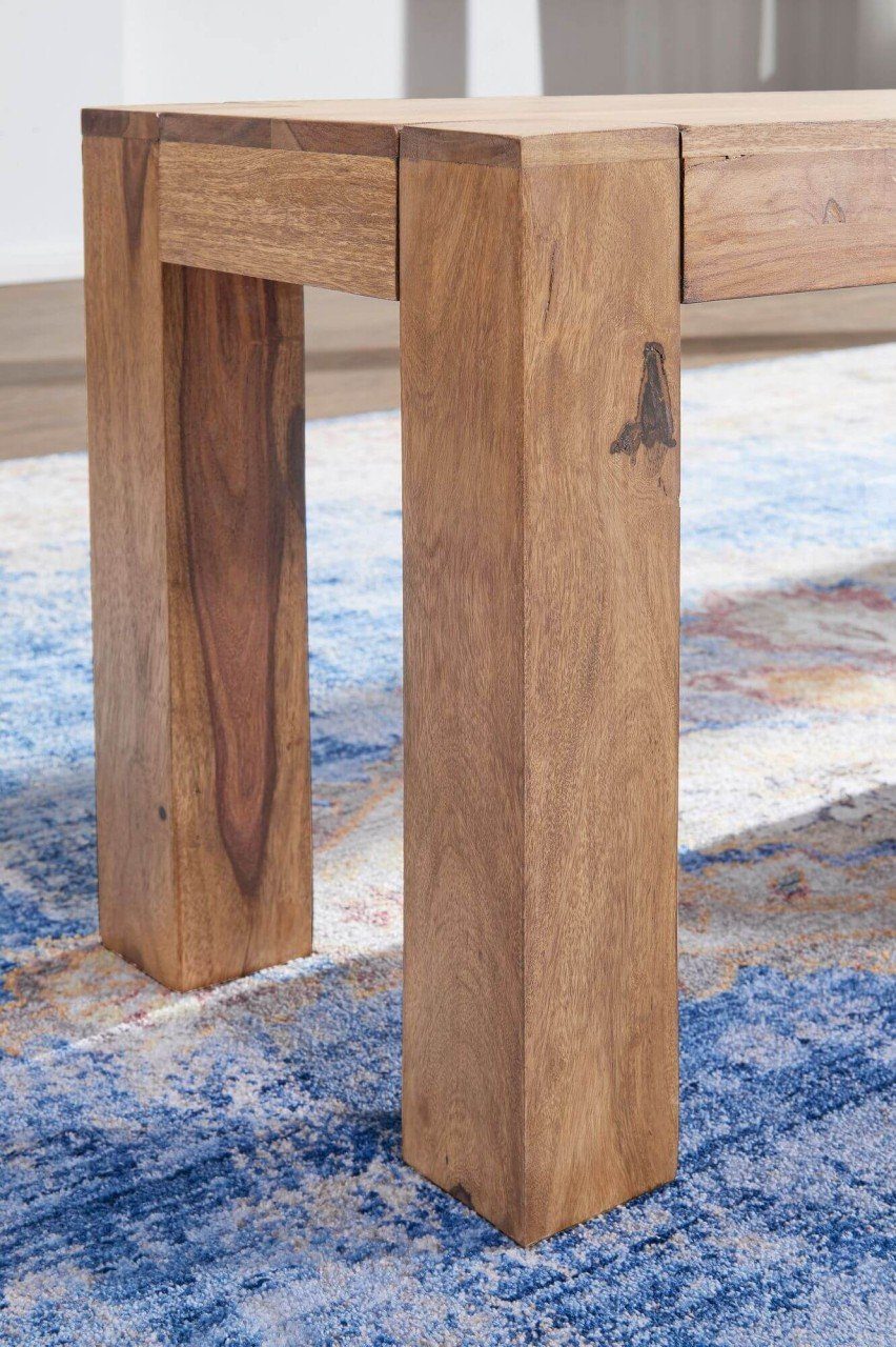 cm MUMBAI 120 furnicato Sitzbank 45 x 35 x Akazie Massiv-Holz