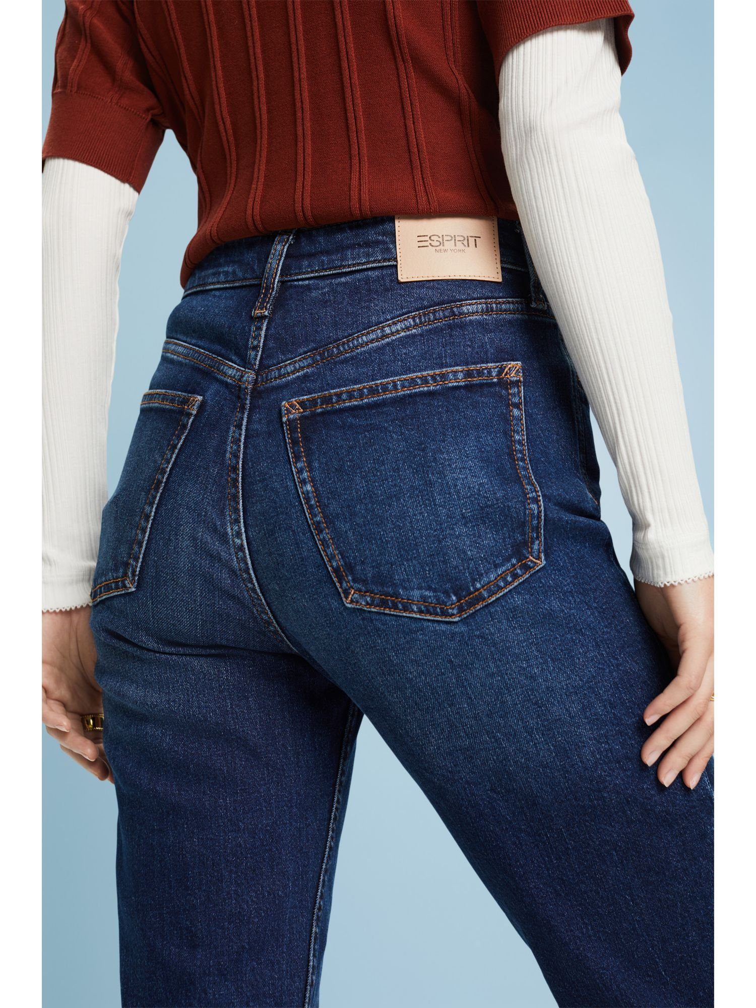Esprit Jeans mit hohem Bequeme Bund Retro-Classic-Jeans