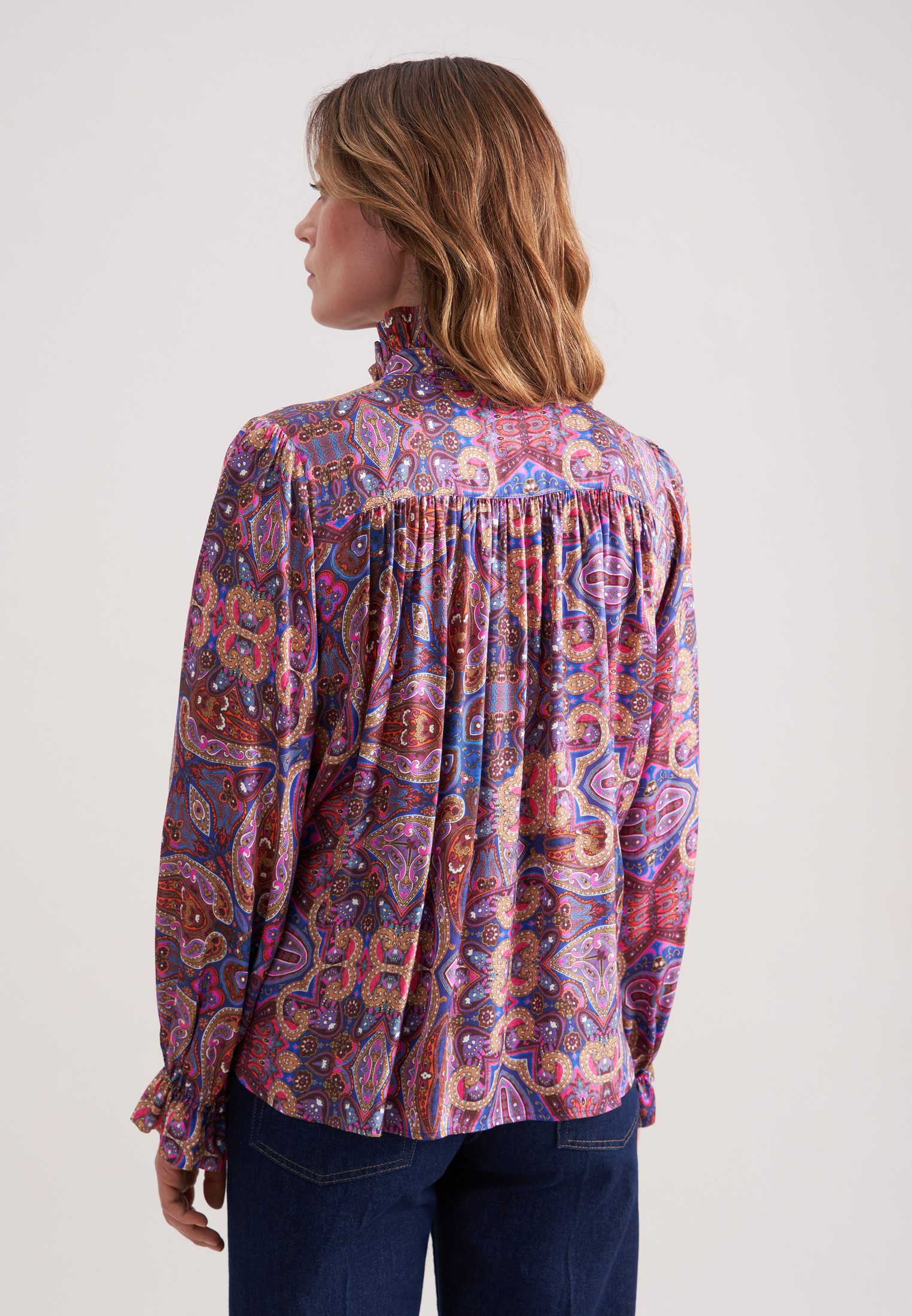 seidensticker Klassische Bluse Tunika Druck günstig online kaufen