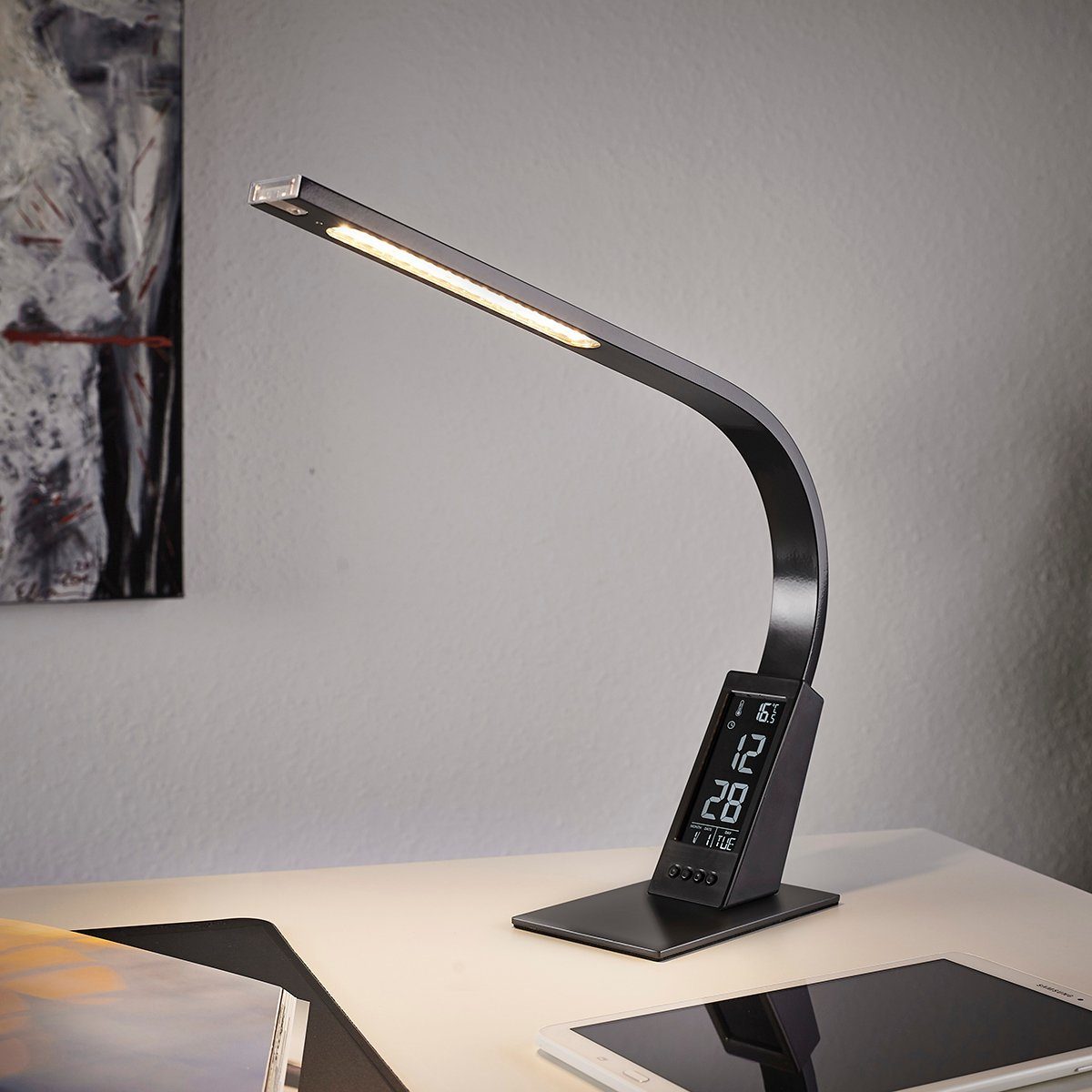 MeLiTec LED Schreibtischlampe T153, warmweiß, LED, Nachttischleuchte, Schre günstig online kaufen