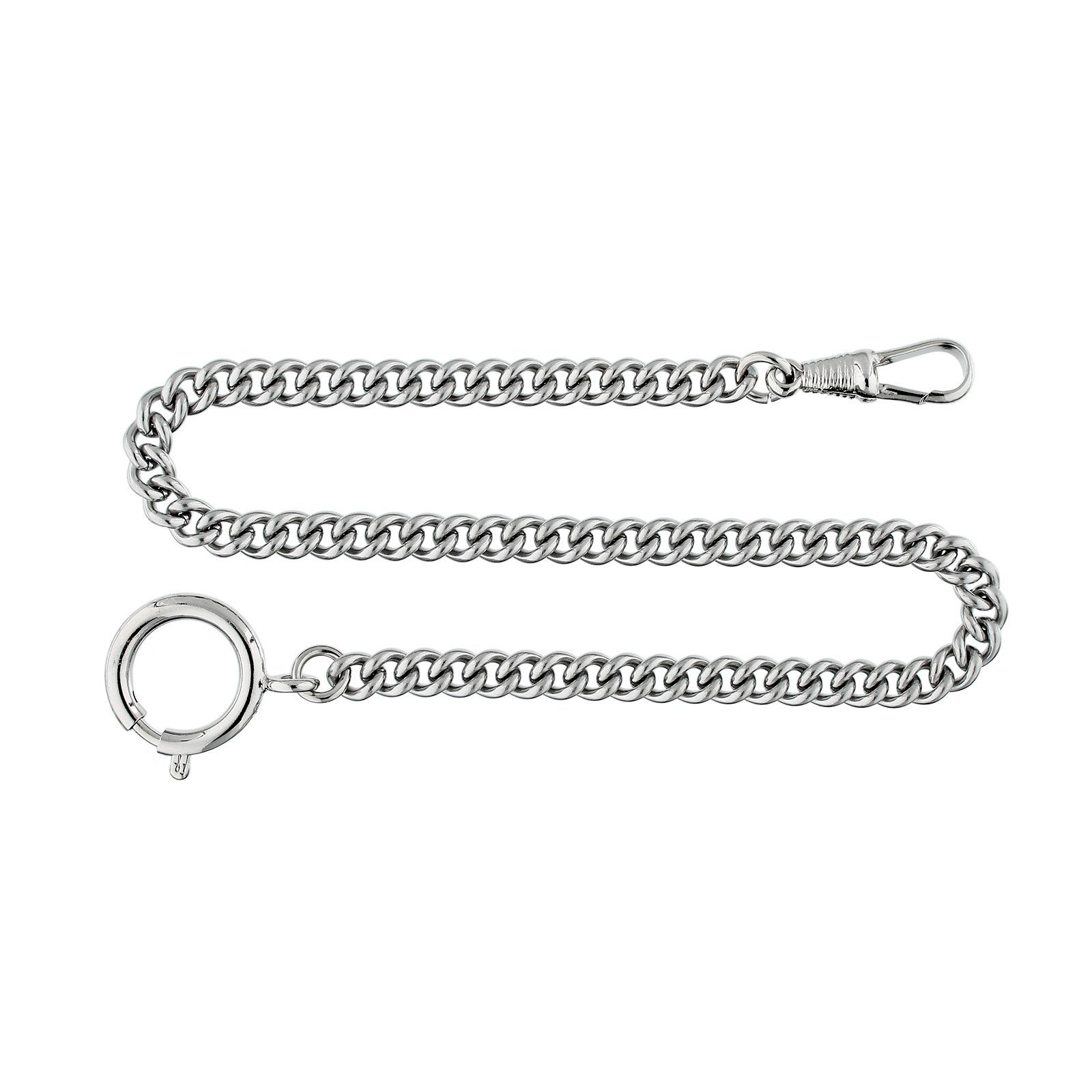 Hermann Jäckle Taschenuhrenkette KM1 – Rundpanzer, vernickelt, Made in Germ günstig online kaufen