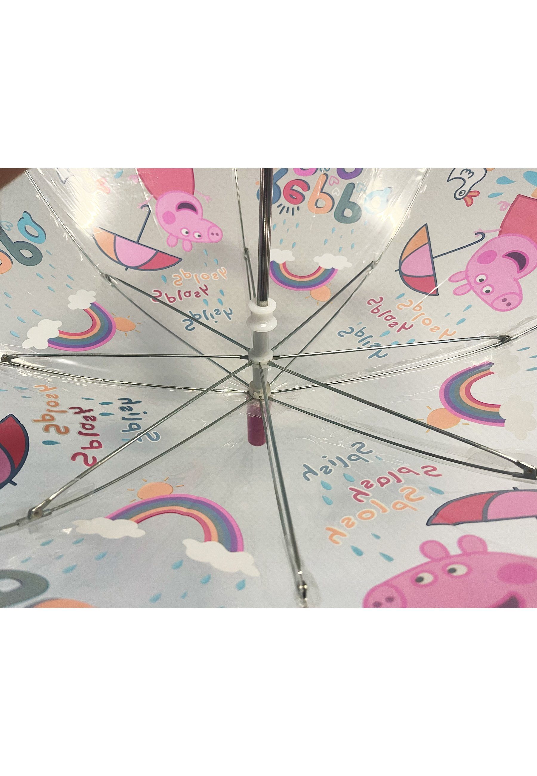 Peppa Pig Stockregenschirm Kinder Regenschirm Stock-Schirm