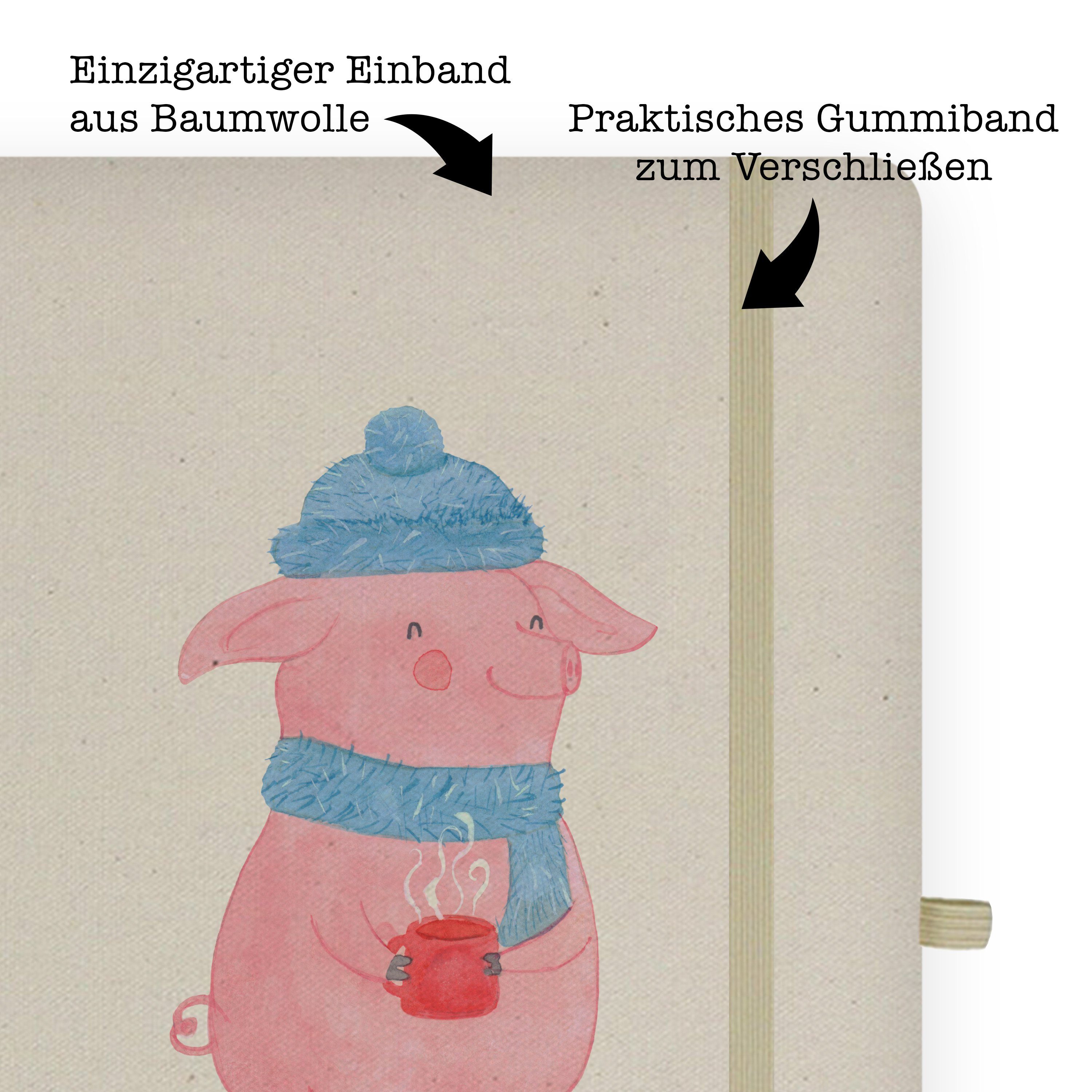 Skizzenbuch, Transparent Glühschwein Notizbuch Mr. Panda Mrs. - Mr. & Schreibbu Geschenk, Mrs. - & Notizen, Panda