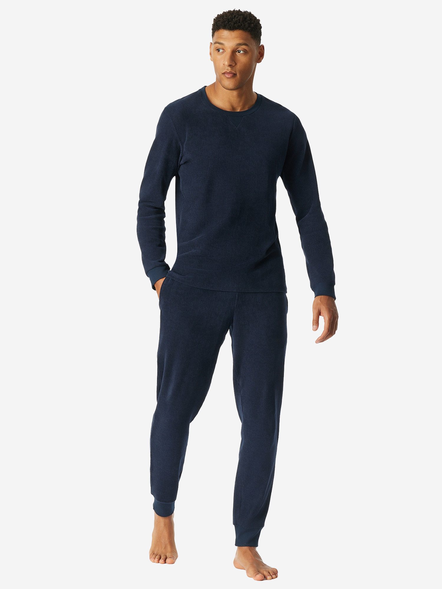 Schiesser Pyjama Selected Premium Warming (2 tlg) schlafanzug schlafmode be günstig online kaufen