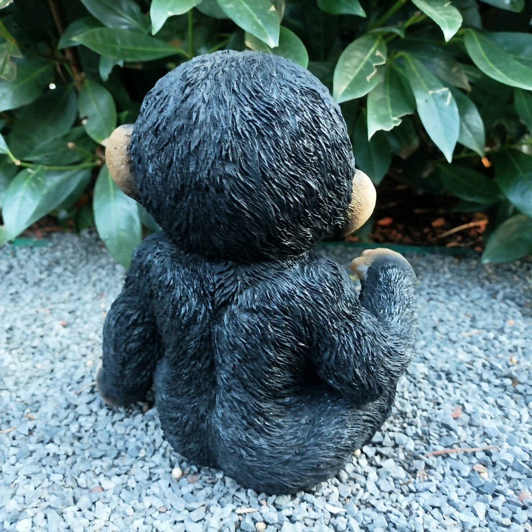 Baby Figur Gartenfigur Aspinaworld Sitzende cm Gartendeko wetterfeste 20 Schimpansen