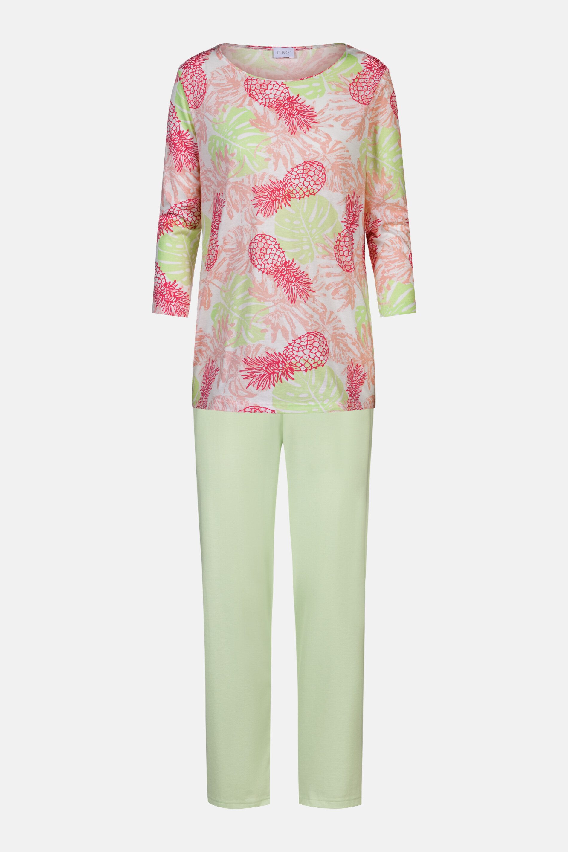 Mey Schlafanzug Mey Damen Pyjama Serie Pink Pineapple (2 tlg)