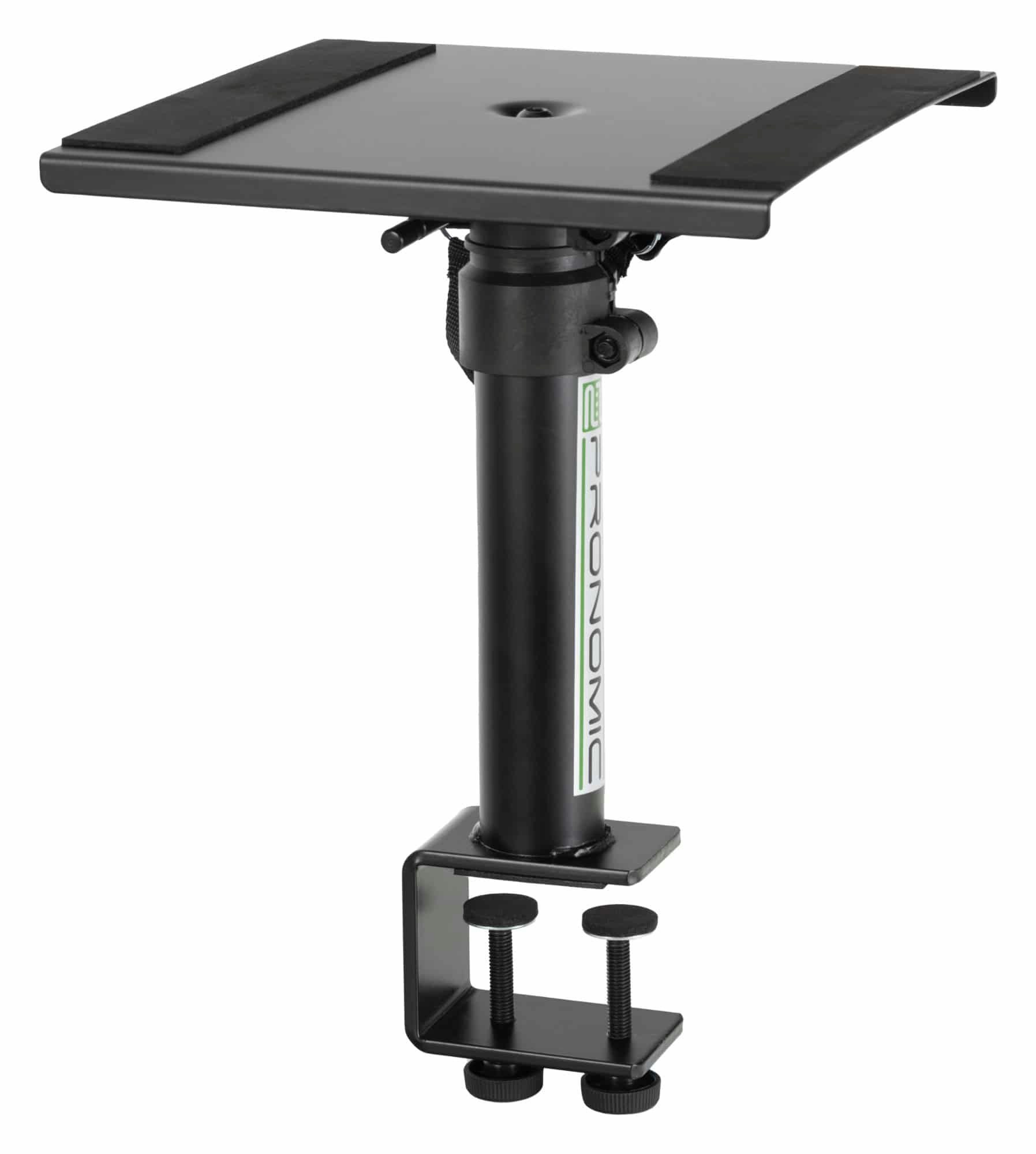 Pronomic Lautsprecherständer Tischstative mit Tischklemme für Studio Monitore, (SLS-36K, 1-tlg., Boxenstativ, Lautsprecherstative höhenverstellbar bis 41,5 cm)