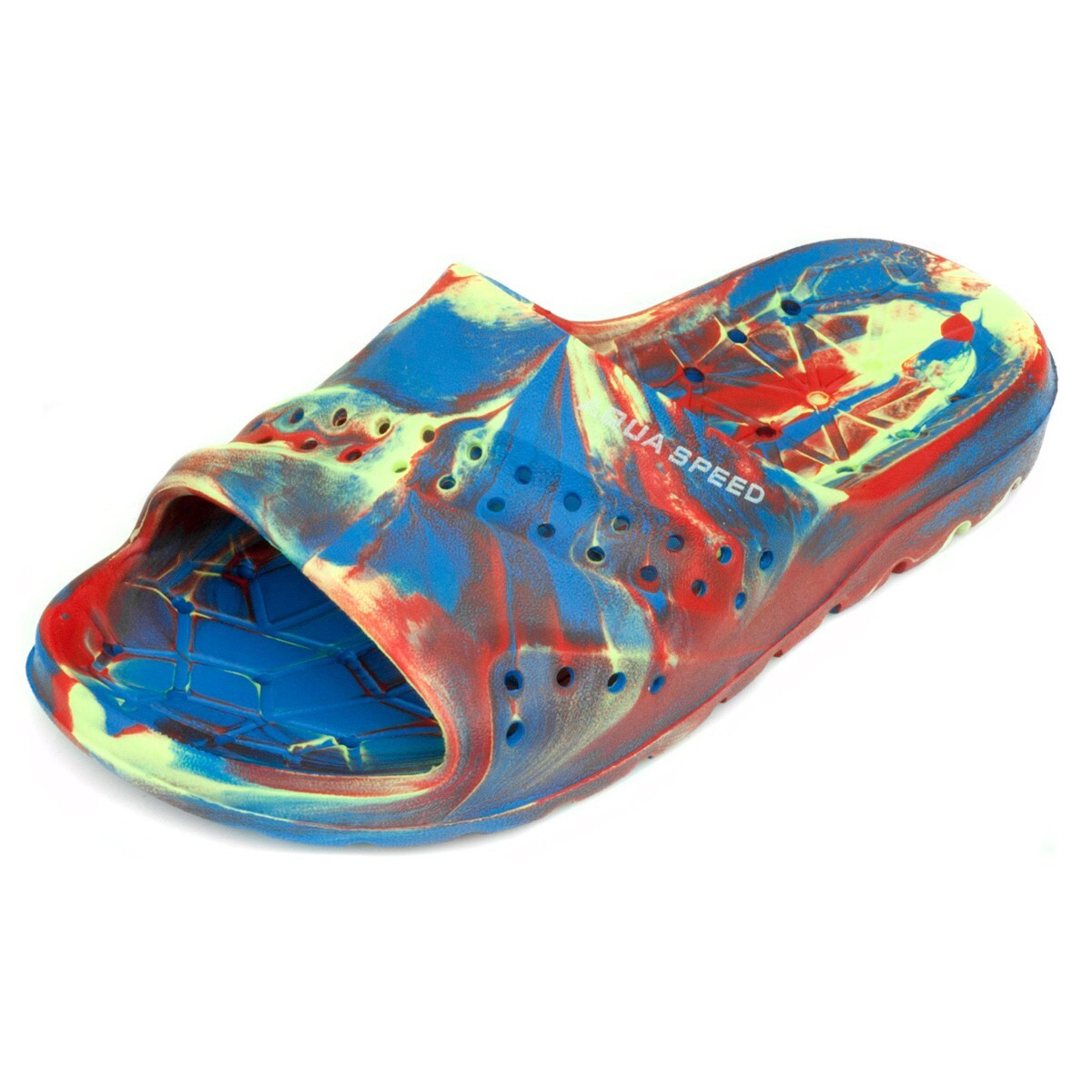 Aqua Speed Badelatschen PATMOS Kinder Duschsandalen Badeschlappen Badepantolette besonders leicht und bequem, Design leicht wieder zu erkennen