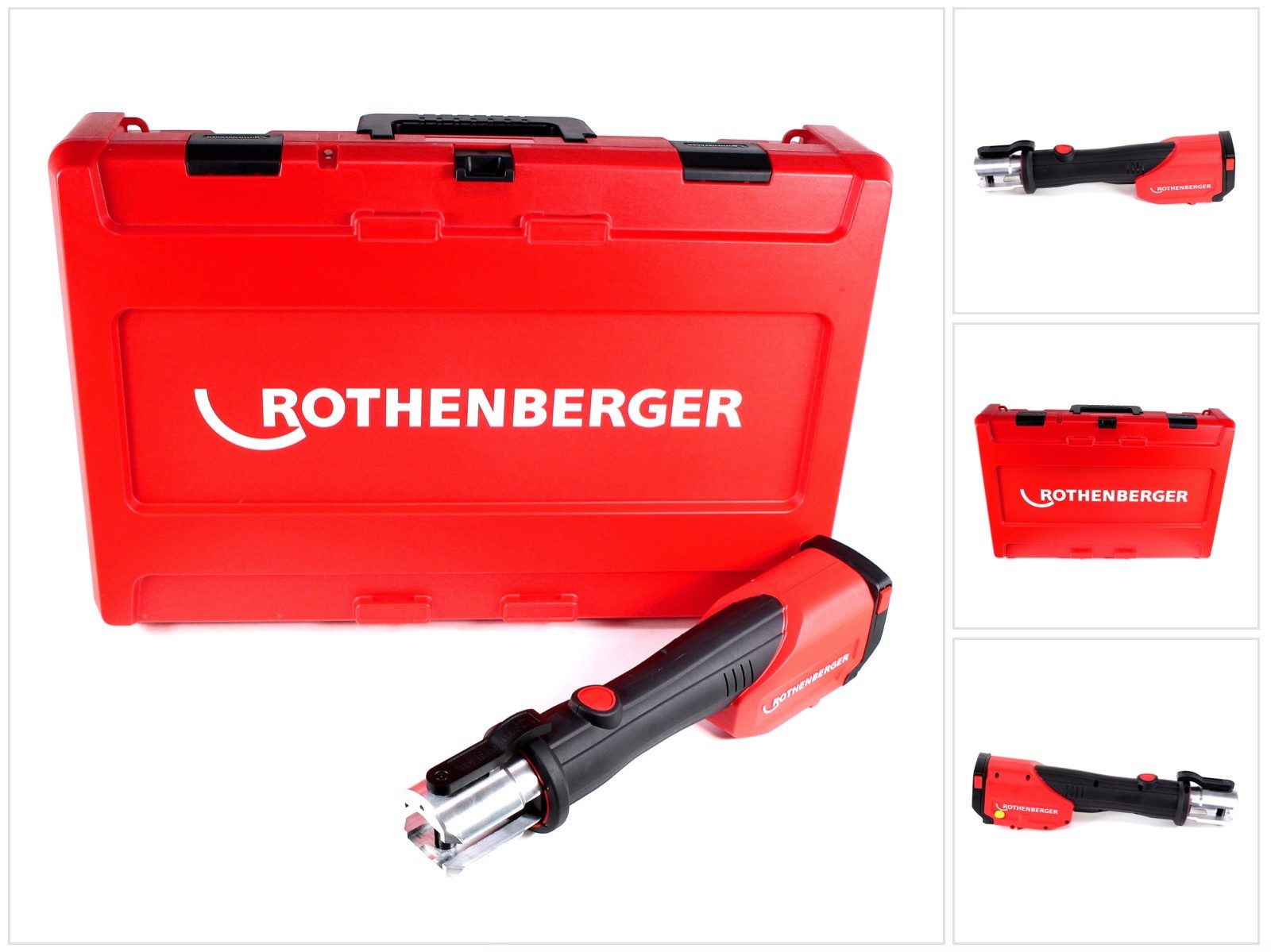 Rothenberger Werkstattpresse ROMAX 4000 Akku Pressmaschine 18 V Li-Ion elektrohydraulisch Solo im