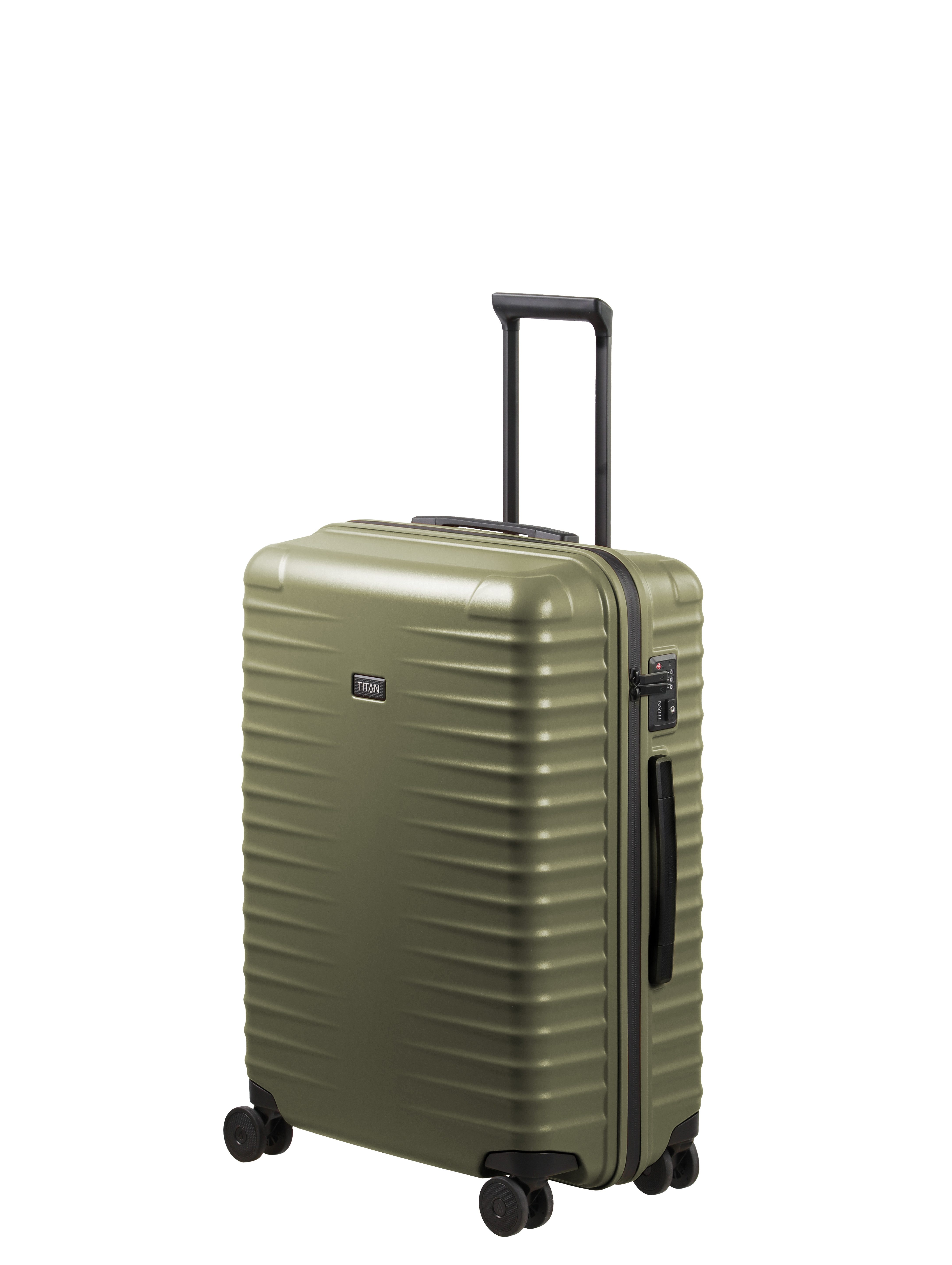 TITAN® Trolley UPGRADE Koffer Hartschale, 4 Rollen, mit kratzresistenter Oberfläche und cleverer Innenaufteilung
