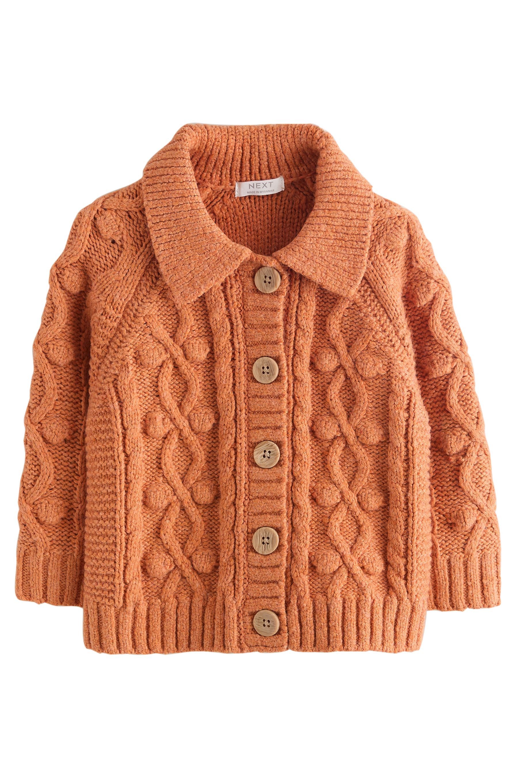 Next Strickjacke Kompakter, noppiger Cardigan (1-tlg)