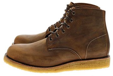 Sendra Boots MILLES CUNA CREPE Braun Stiefelette Rahmengenäht Herren Schnürstiefel