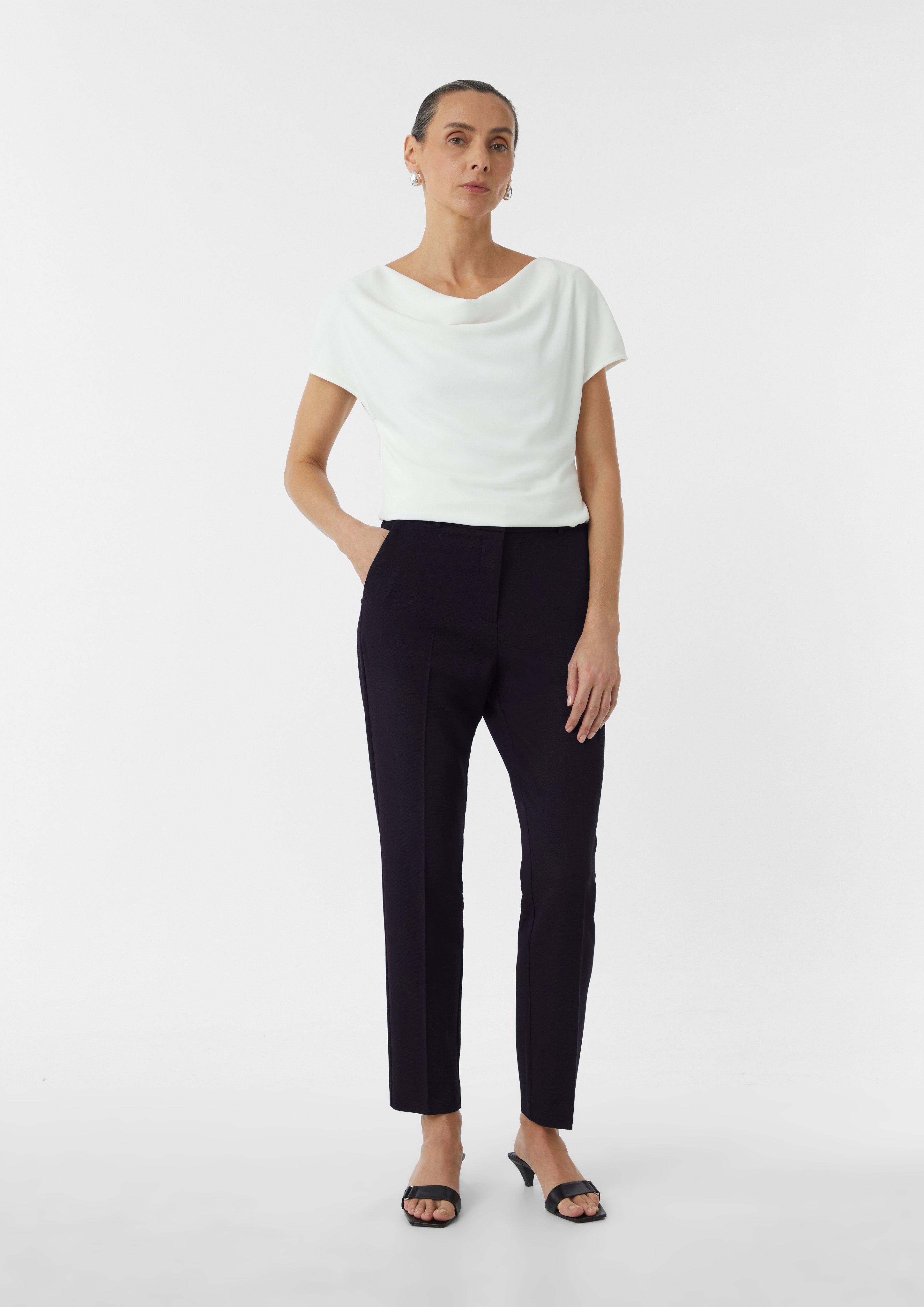 Comma 7/8-Hose Schmale Hose mit Formbund günstig online kaufen