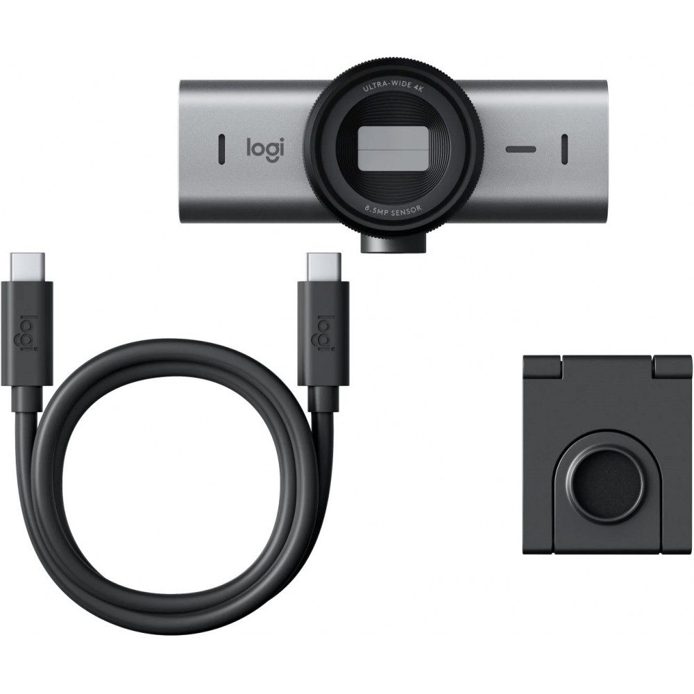 Kabelbinder Logitech MX Brio Webcam in Grafit