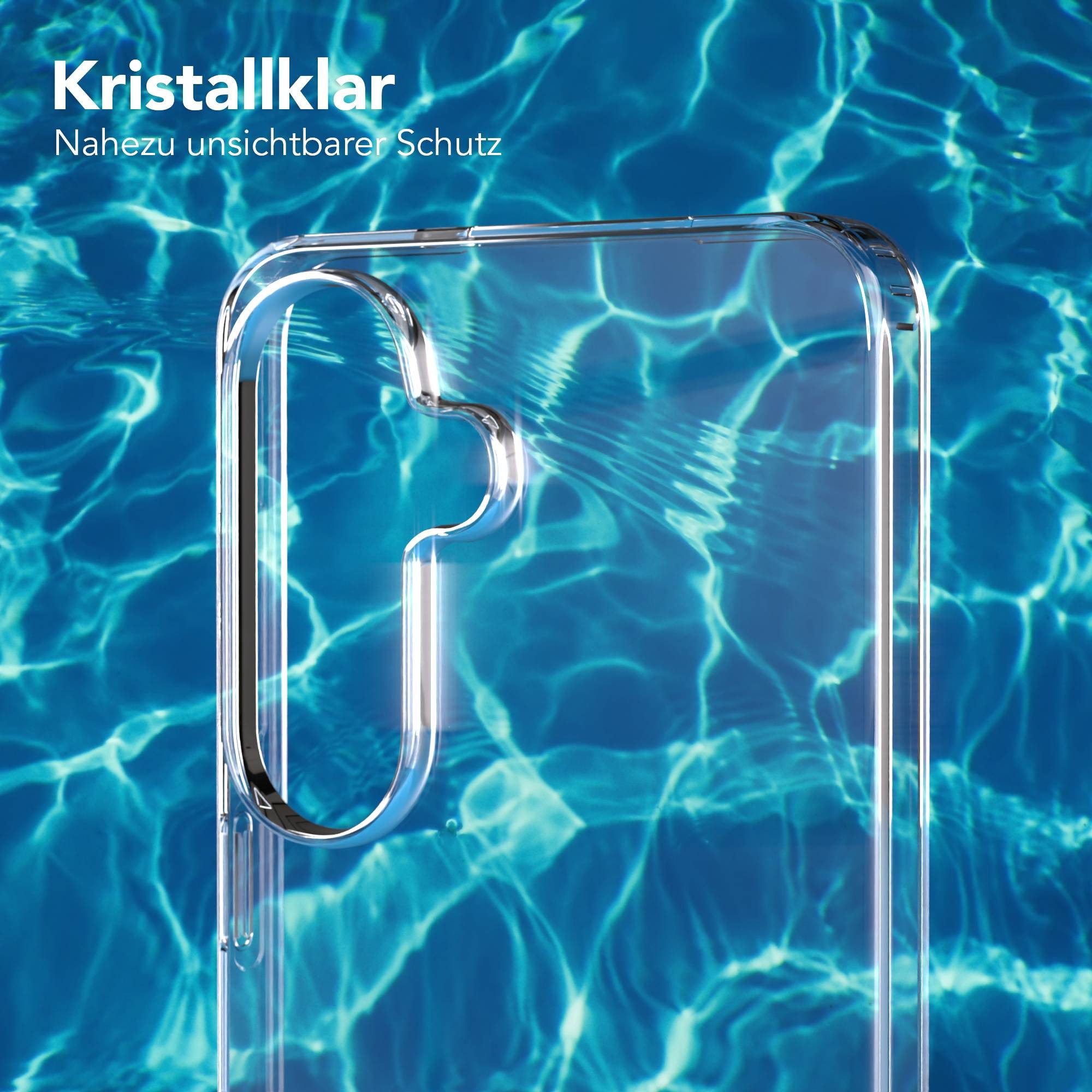 EAZY CASE Handyhülle TPU Hülle für Samsung Galaxy S26 6,3 Zoll, Schutzhülle Kameraschutz Silikonhülle Transparent Handyhülle Slimcover