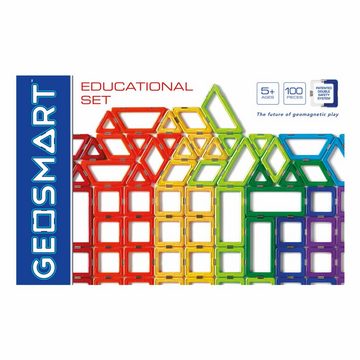 Smart Games Magnetspielbausteine Geosmart Educational Set, (100 St)