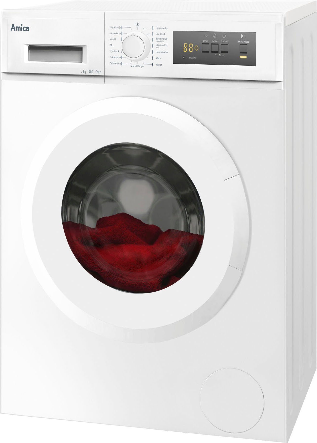 Überlaufschutz Waschmaschine Unwuchtsystem, 7 U/min, kg, Automatisches WA 474 1400 Amica 021,