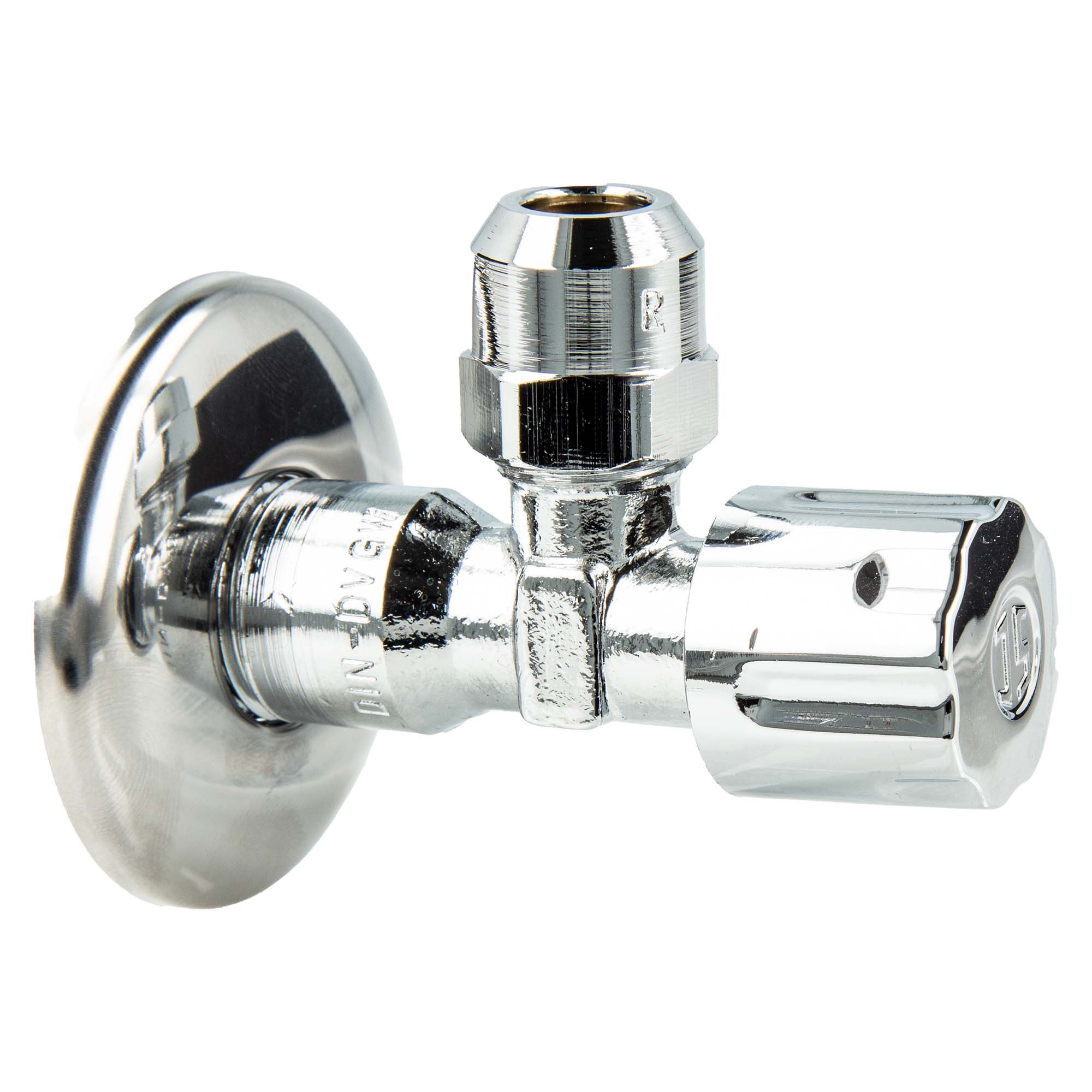 Schlösser Eckventil Profi Eckventil - DVGW - geprüft - Messing verchromt