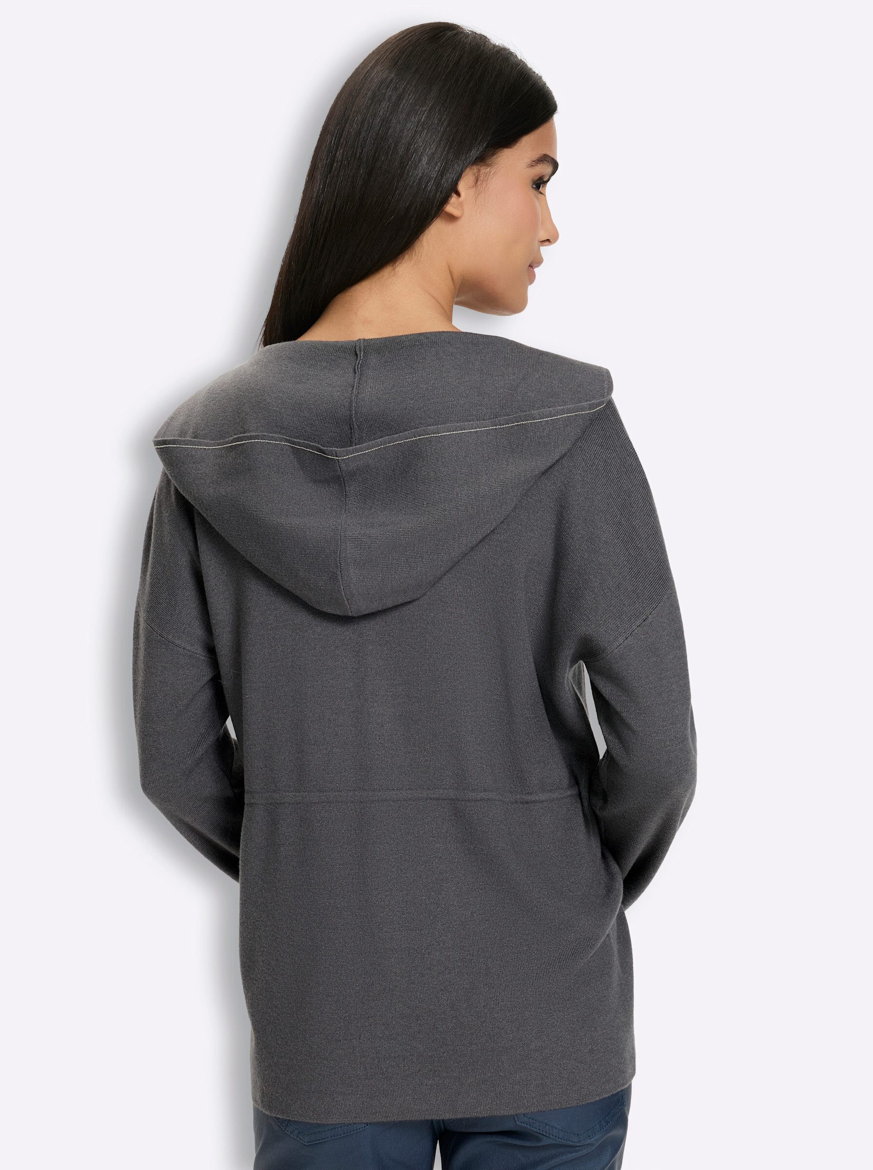 heine Strickjacke Strickjacke Langarm Feinstrick