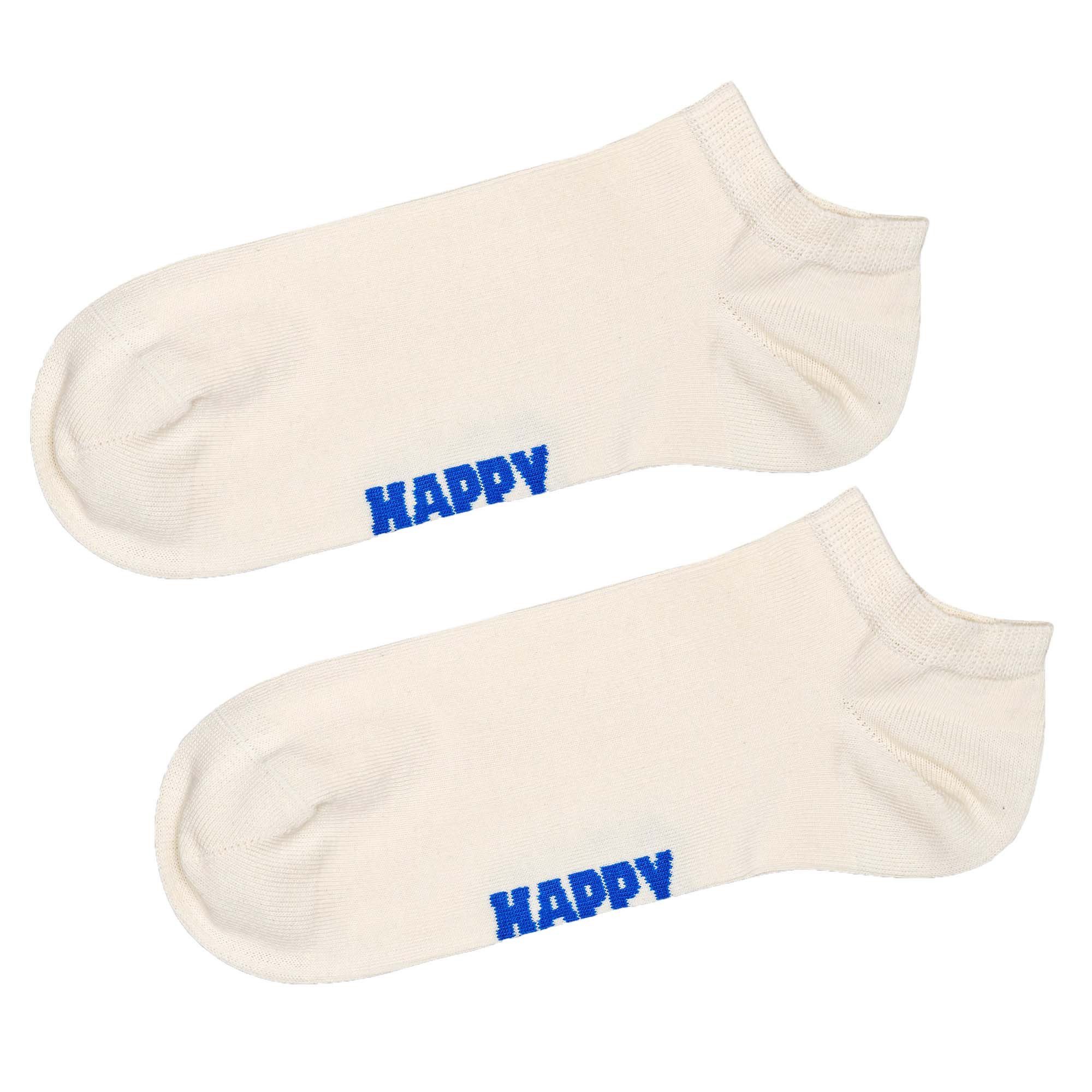 Happy Socks Sneakersocken Unisex Socken 3er Pack Baumwolle (Packung, 3er Pack)