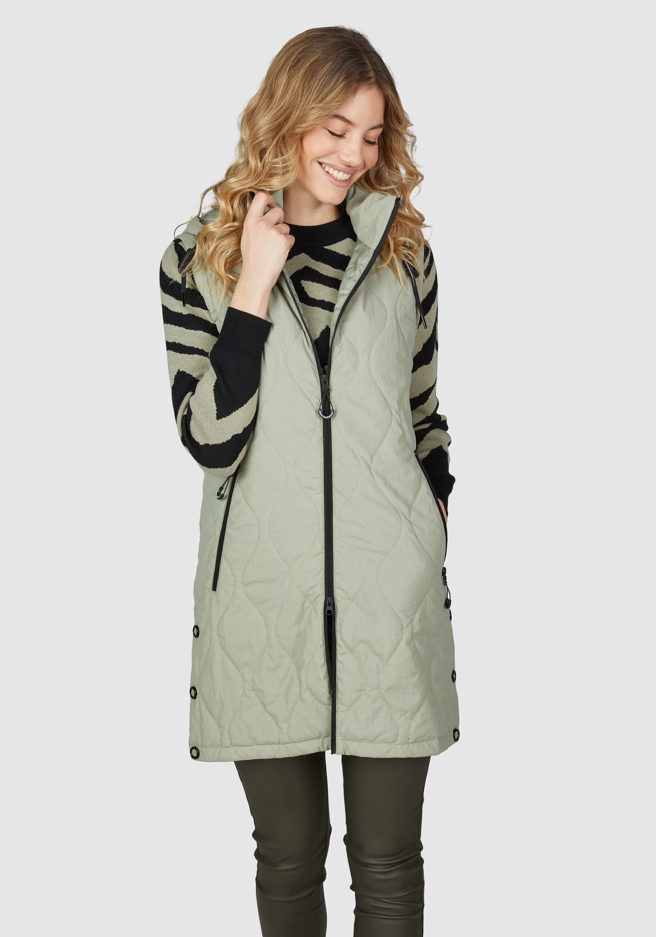 NAVIGAZIONE Steppweste mit verlängertem Schnitt günstig online kaufen