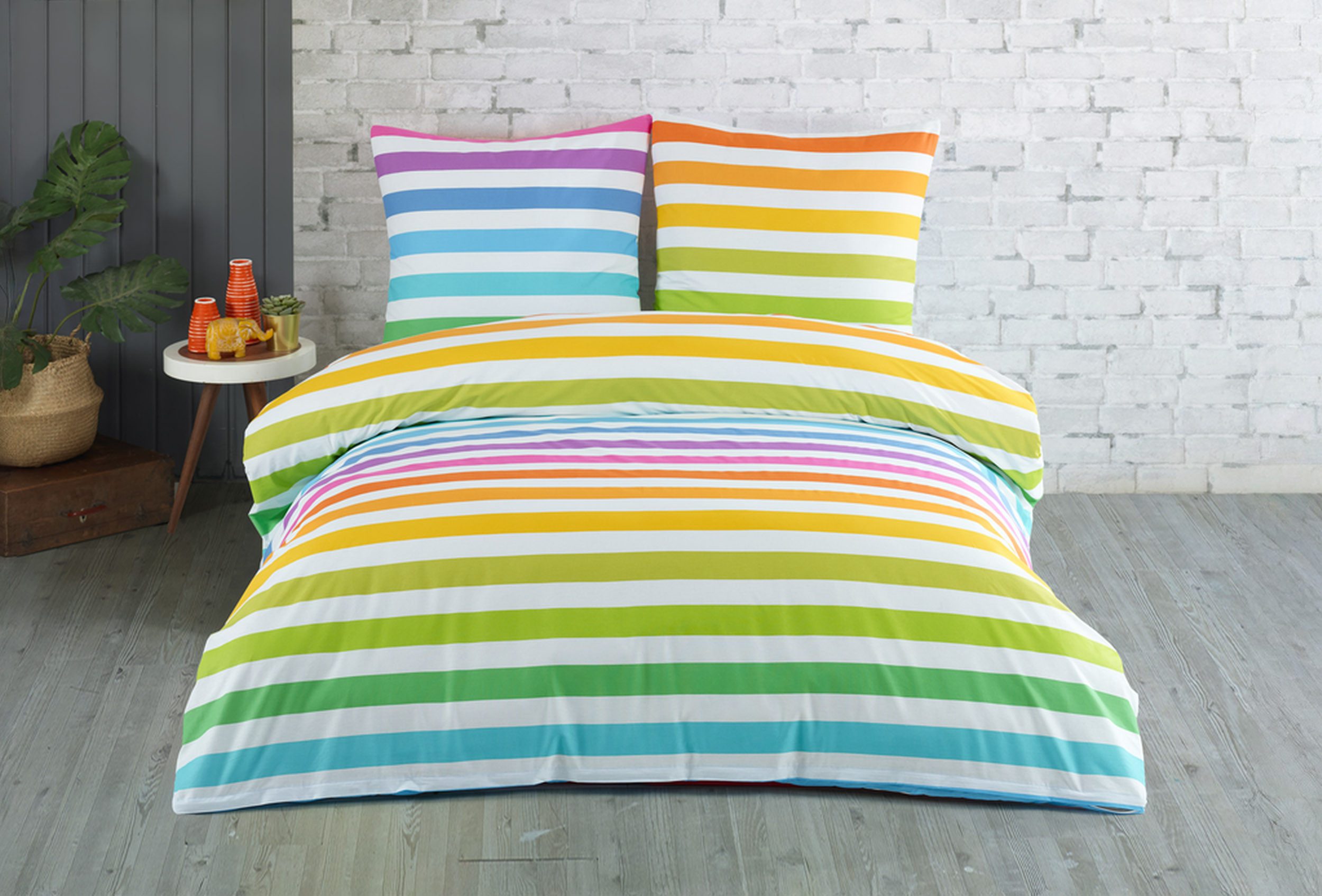 Buymax Bettwäsche Regenbogen, Rainbow, 100% Baumwolle günstig online kaufen