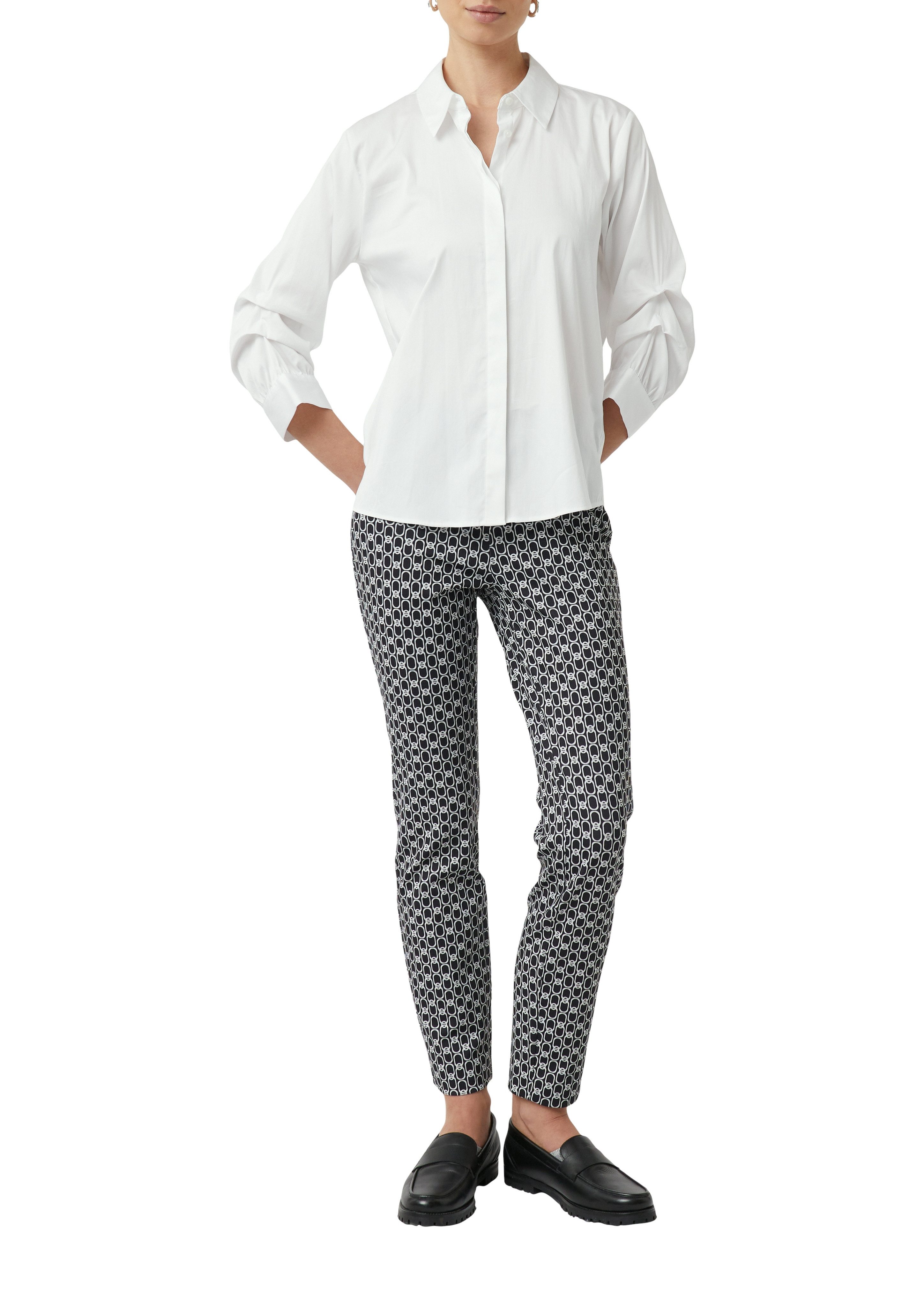 Comma Leggings mit All-Over Print günstig online kaufen