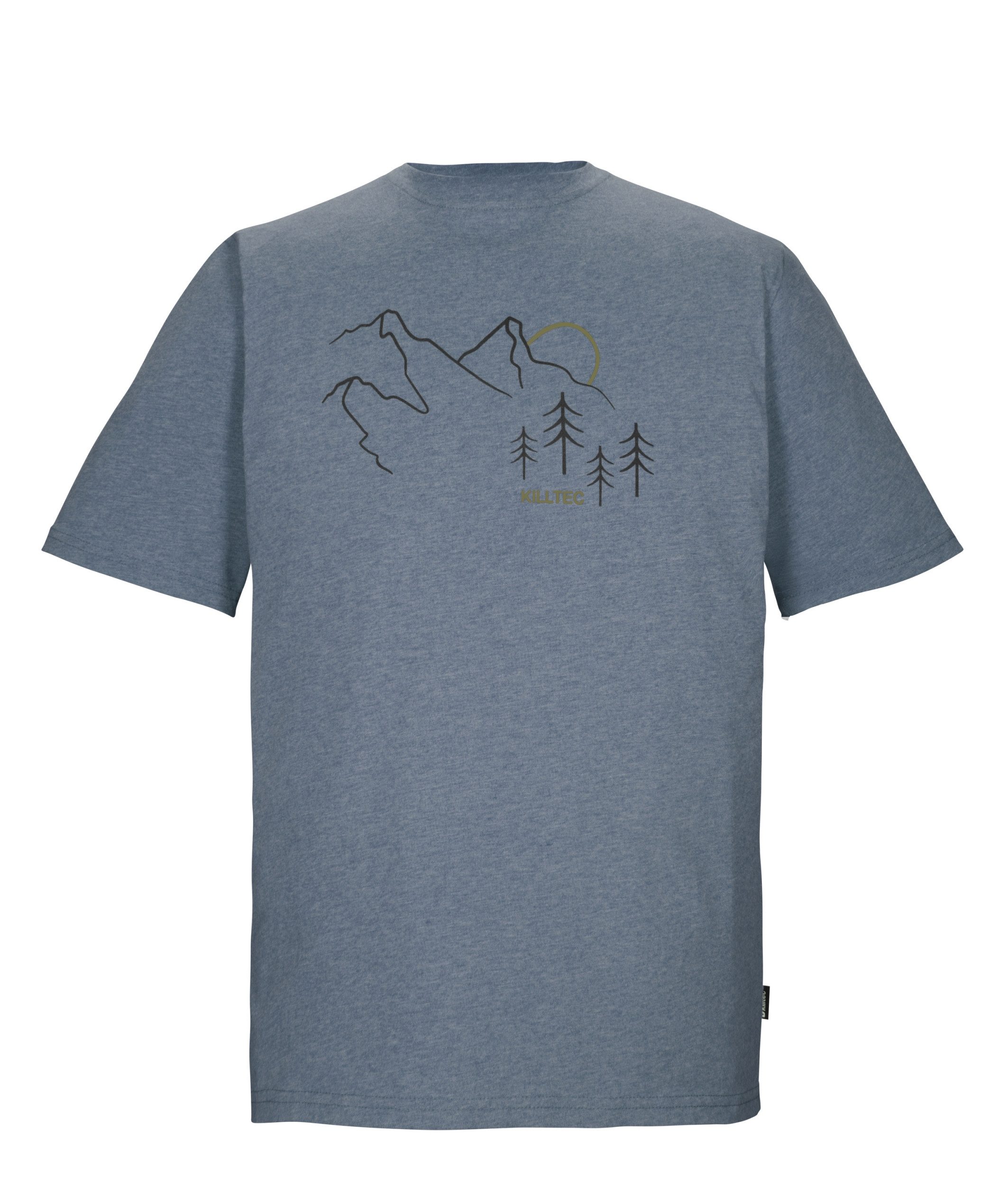 Killtec T-Shirt KOS 78 MN TSHRT - T-Shirt 00872 stahlblau