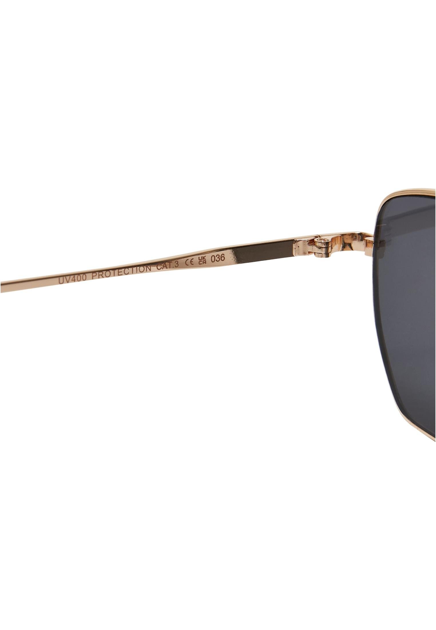 URBAN CLASSICS Sonnenbrille Sunglasses black/gold Denver Unisex