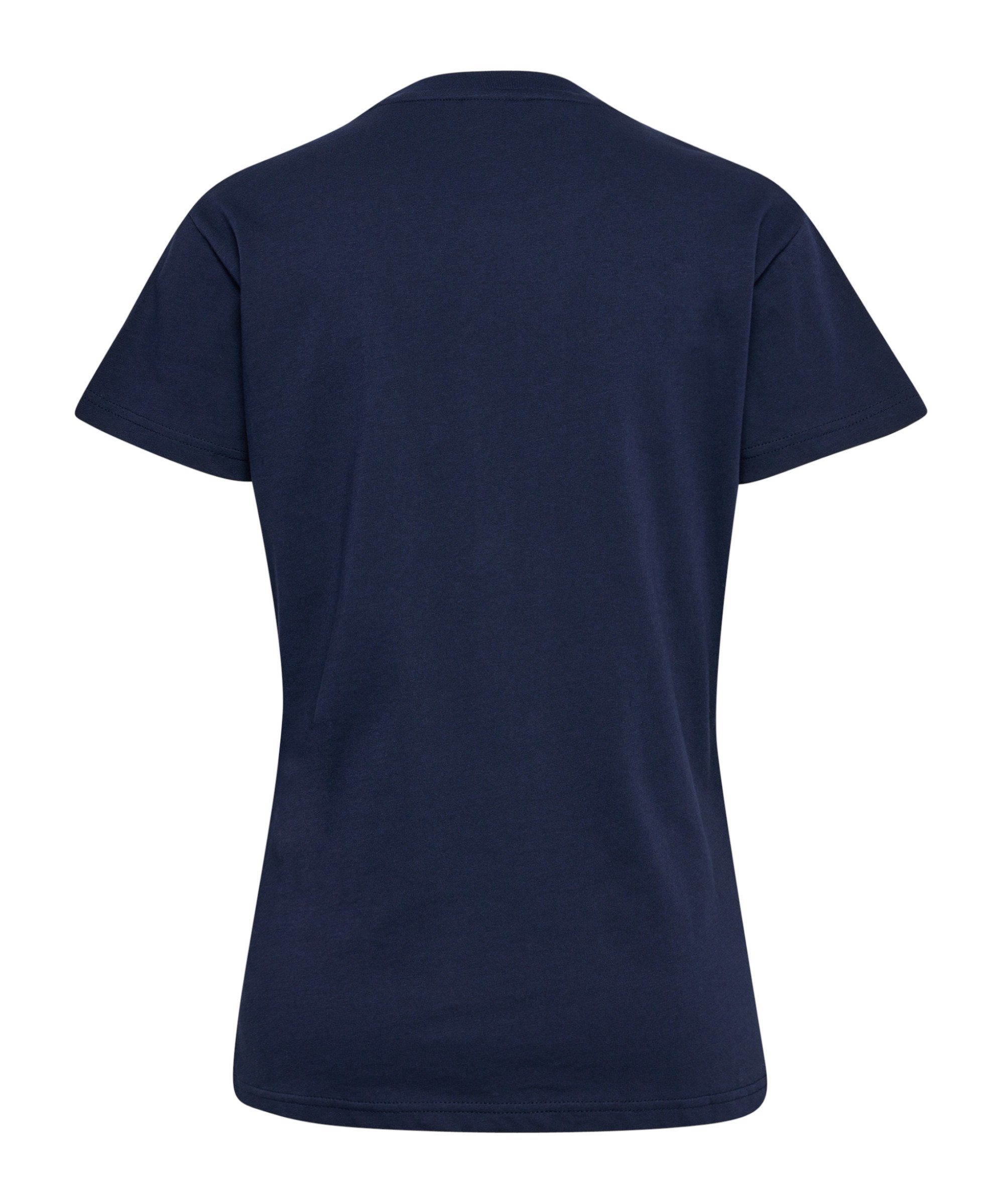 T-Shirt Blau Damen default T-Shirt hummel hmlSTALTIC